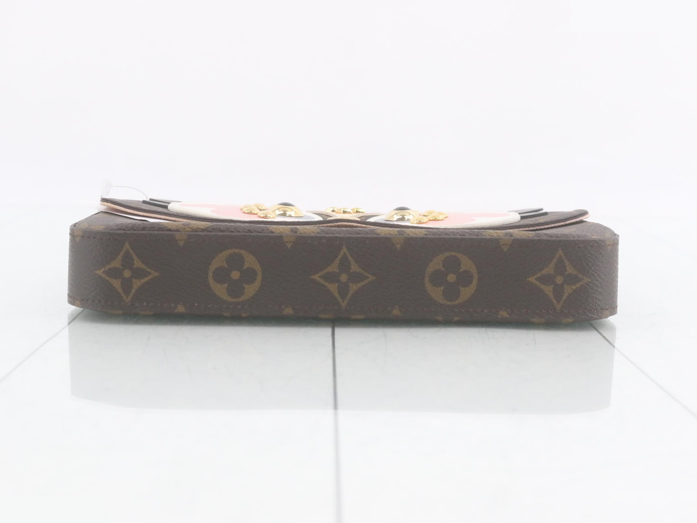 Monogram Pochette Felice Shoulder Bag with Case — view 3