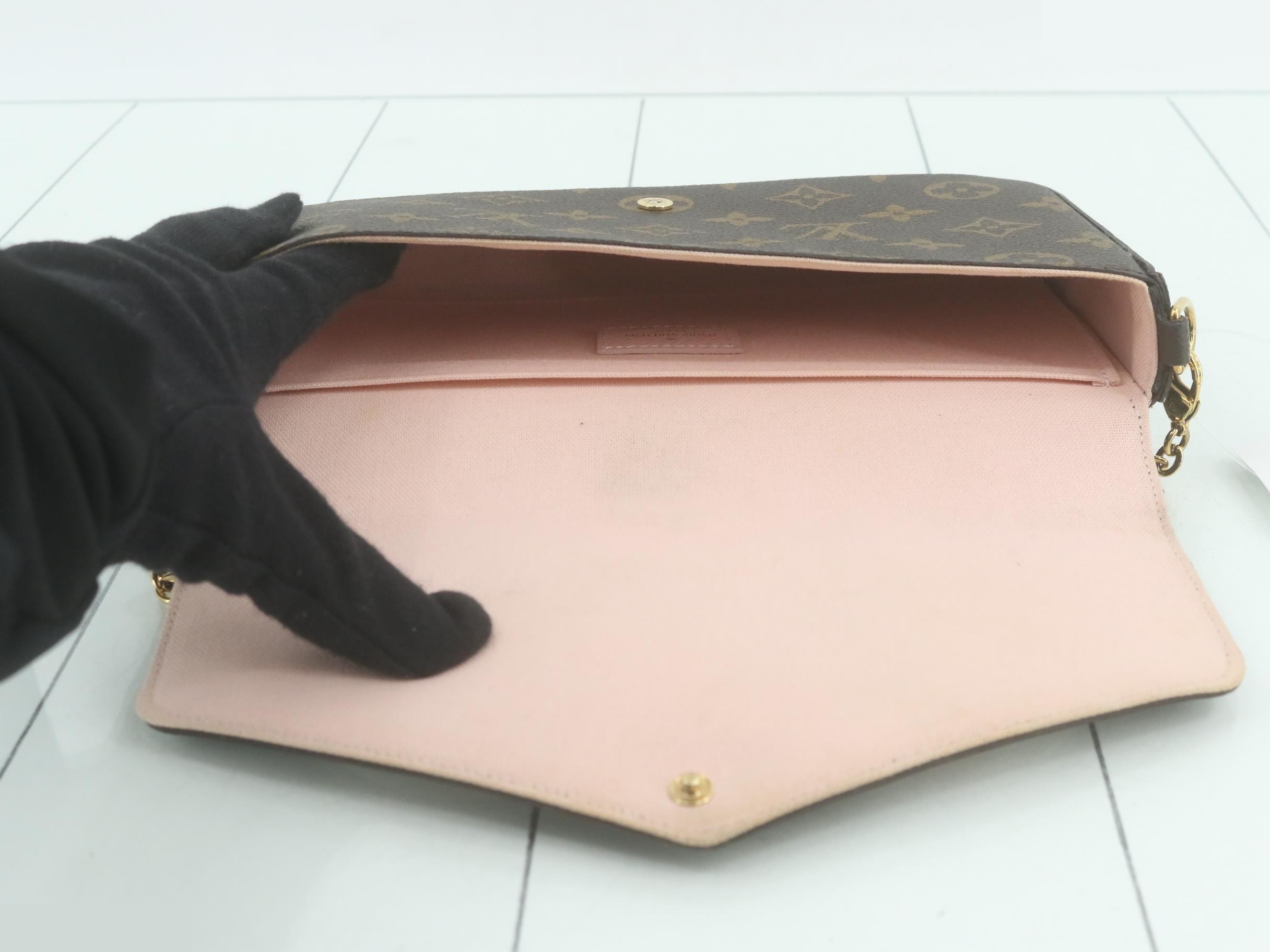 Monogram Pochette Felice Shoulder Bag with Case — view 4