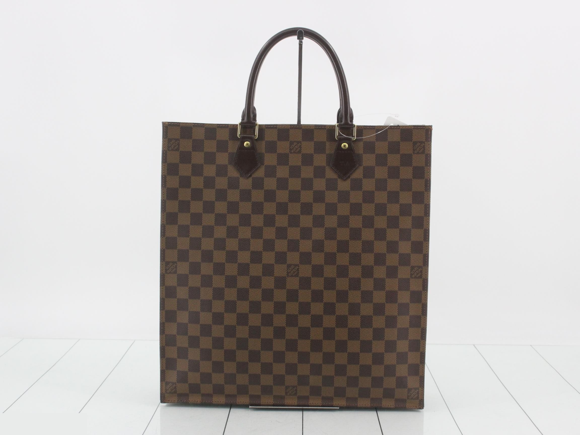 Damier Sac Plat Tote Bag