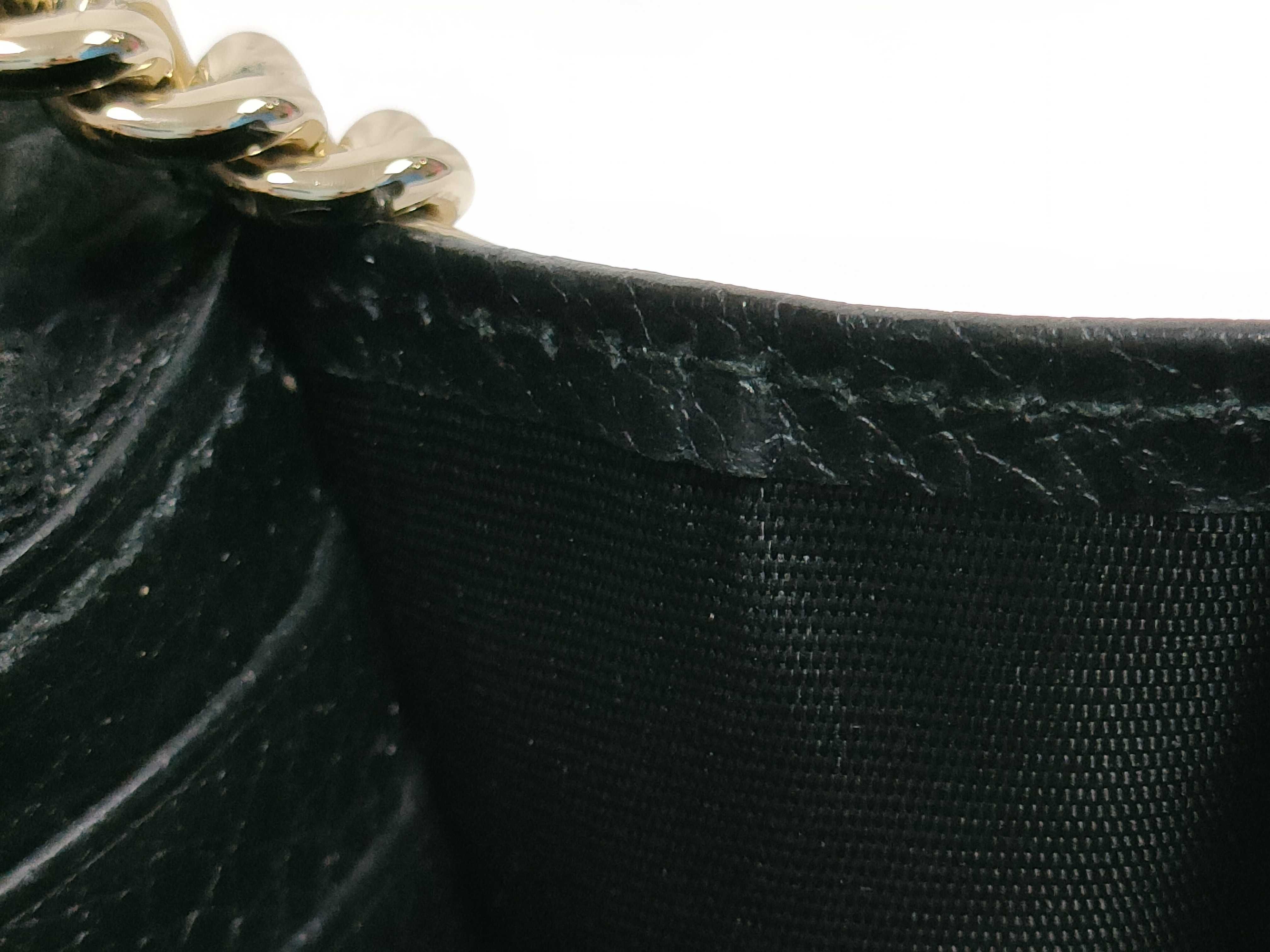 Interlocking G Leather Chain Wallet Black 615523 Outlet Shoulder Bag — view 13