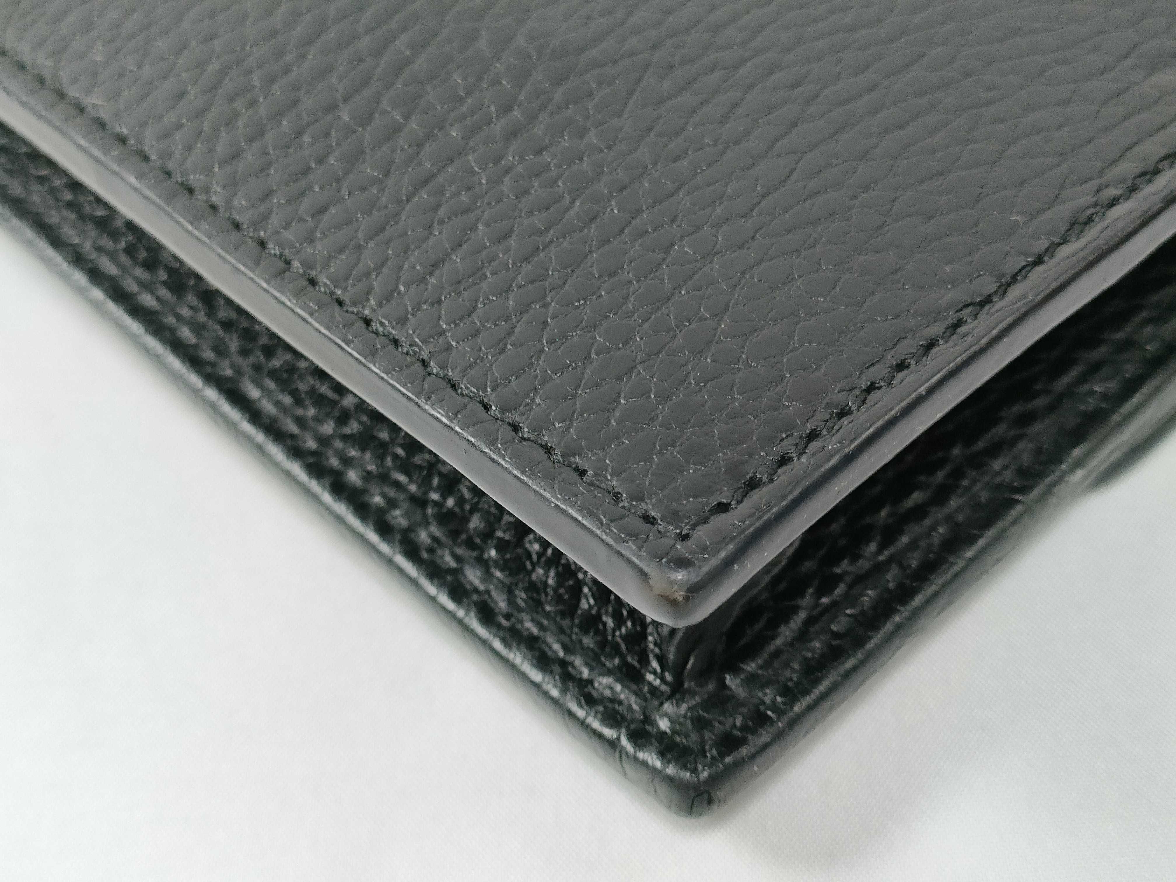 Interlocking G Leather Chain Wallet Black 615523 Outlet Shoulder Bag — view 4