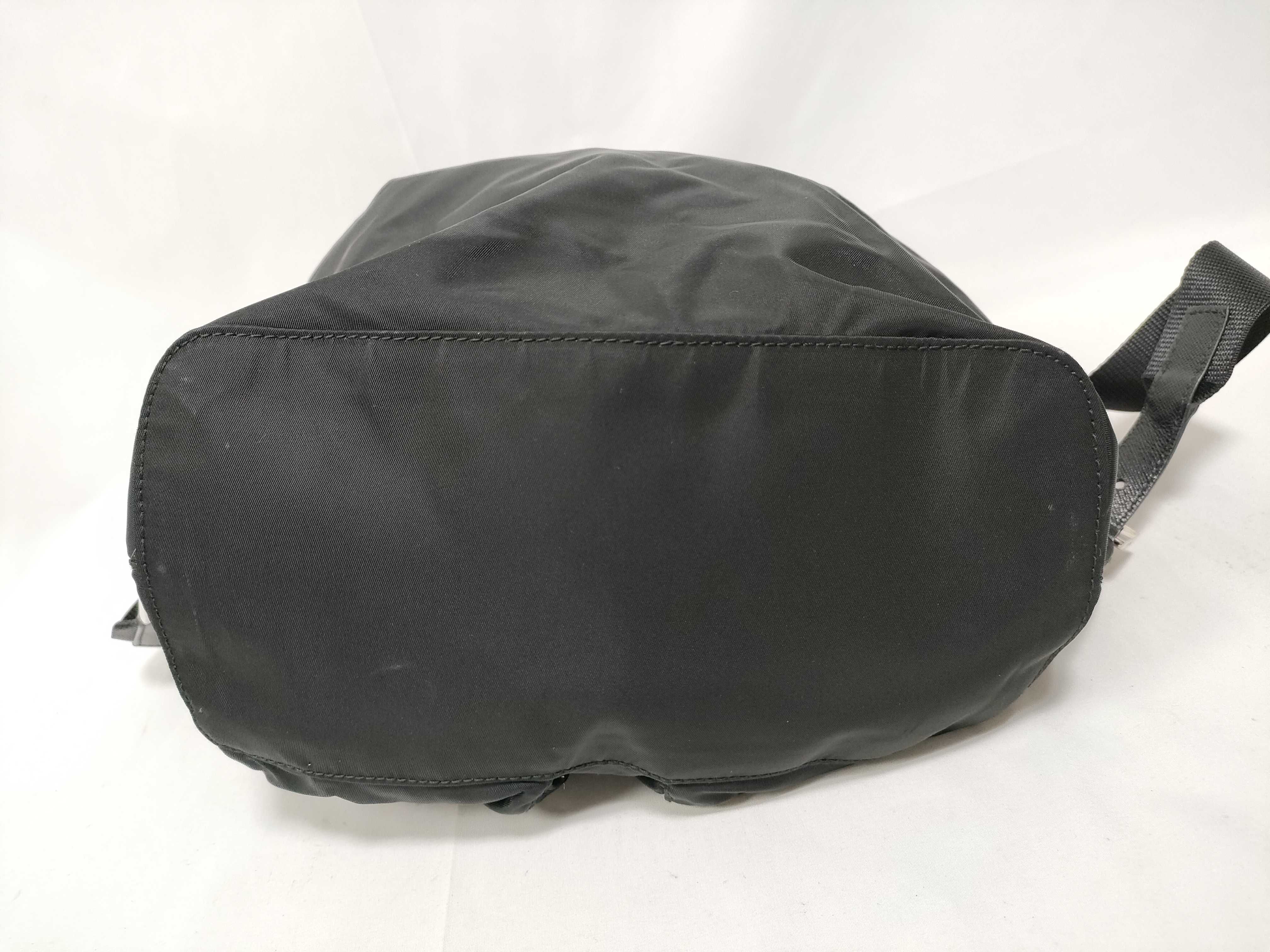 ID- Tessuto Nylon & Leather Backpack Black 1BZ67 Backpack — view 3