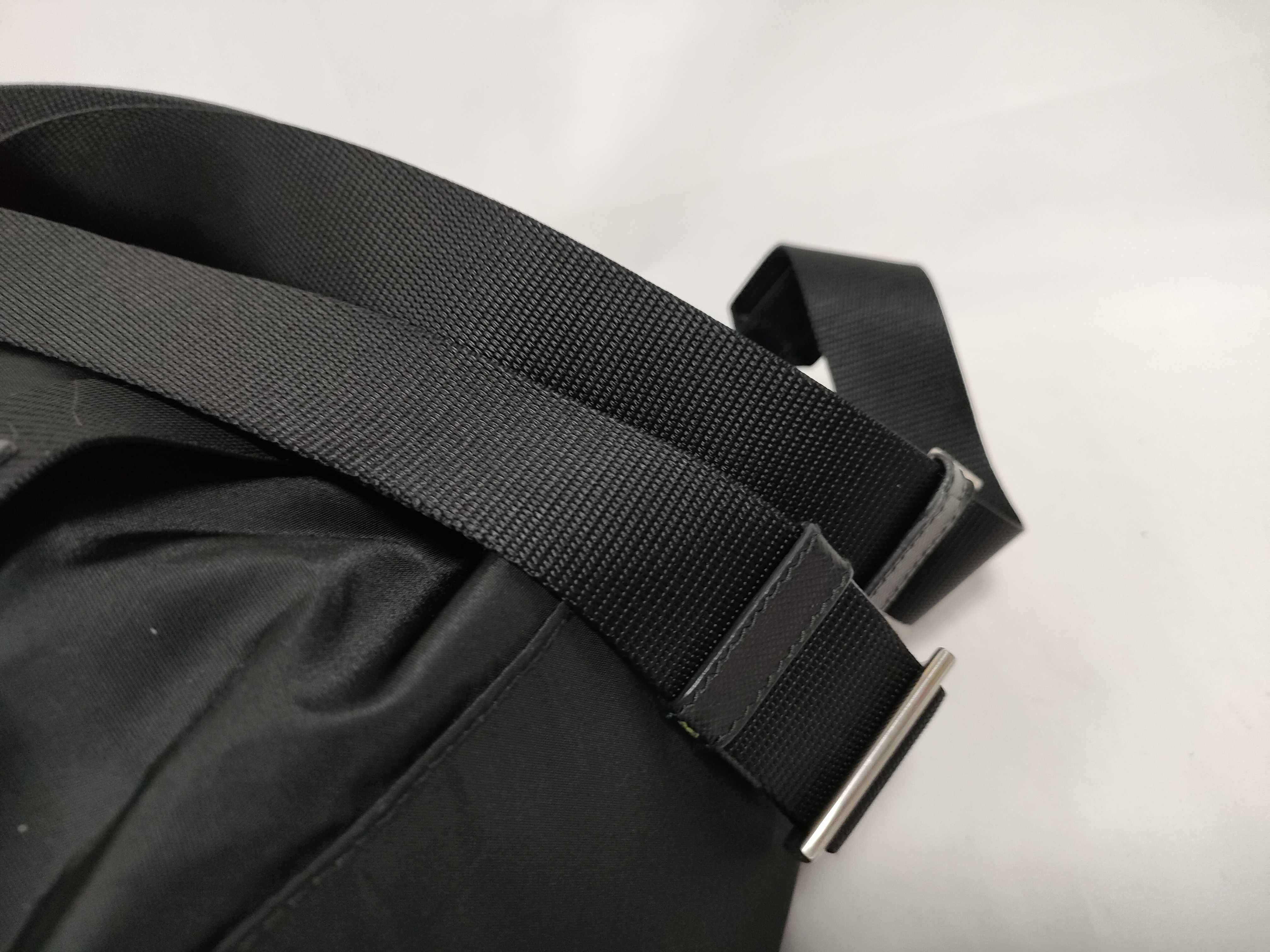 ID- Tessuto Nylon & Leather Backpack Black 1BZ67 Backpack — view 7