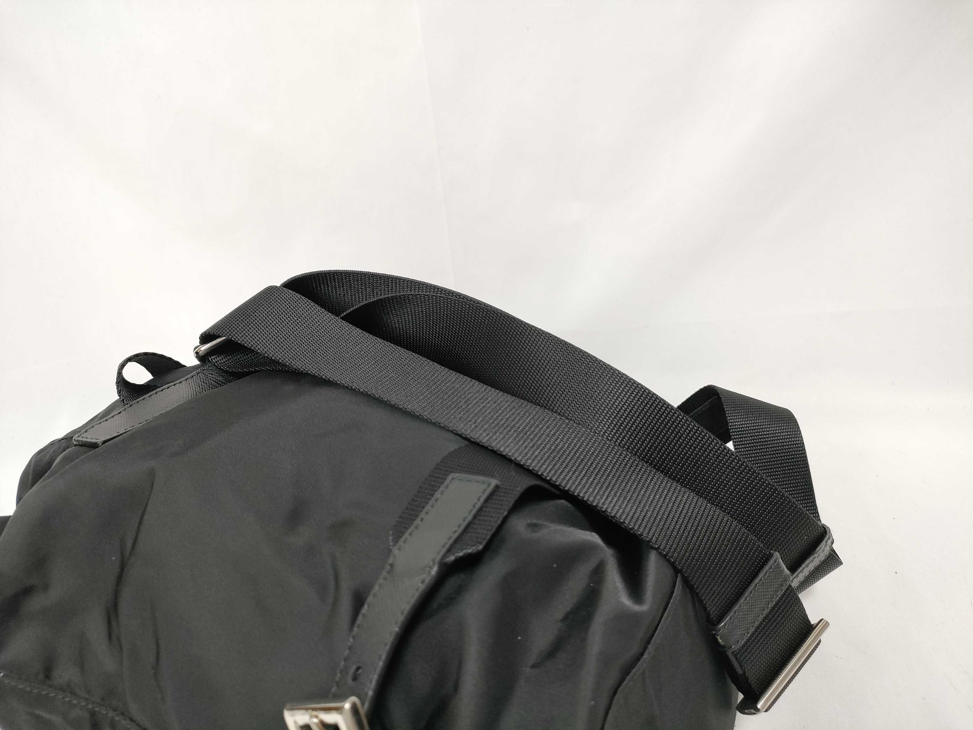 ID- Tessuto Nylon & Leather Backpack Black 1BZ67 Backpack — view 8