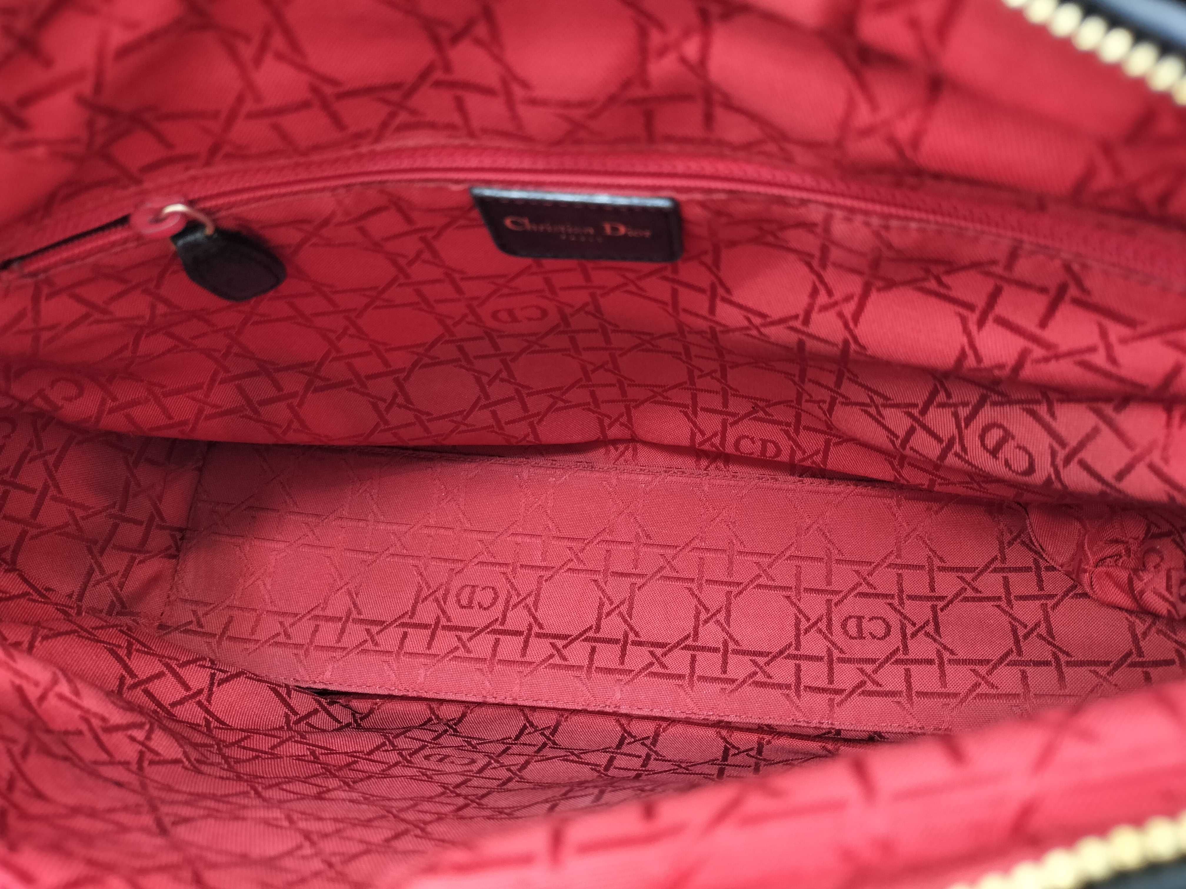 Lady Dior Large Cannage Lambskin Handbag — view 12