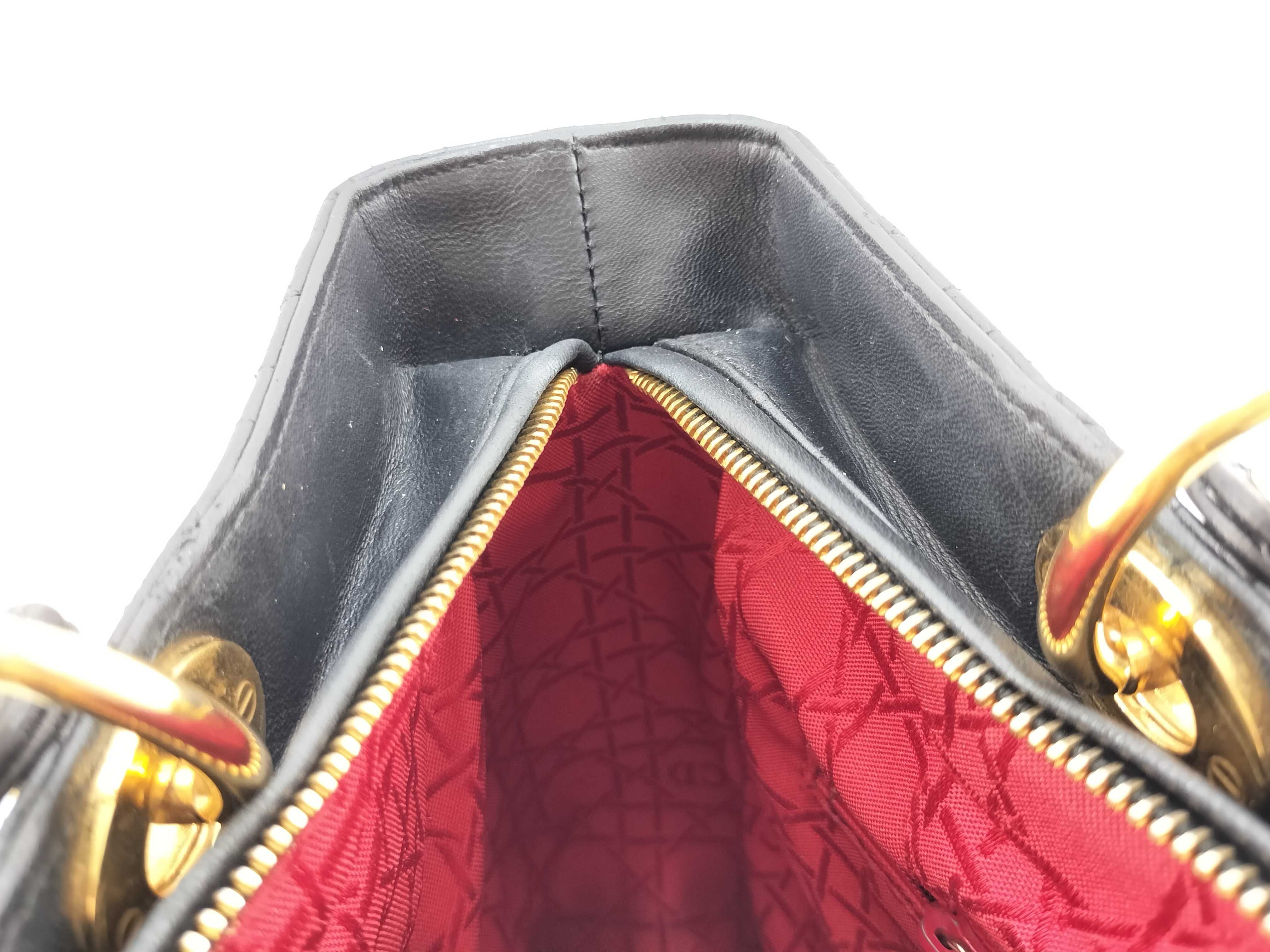 Lady Dior Large Cannage Lambskin Handbag — view 13