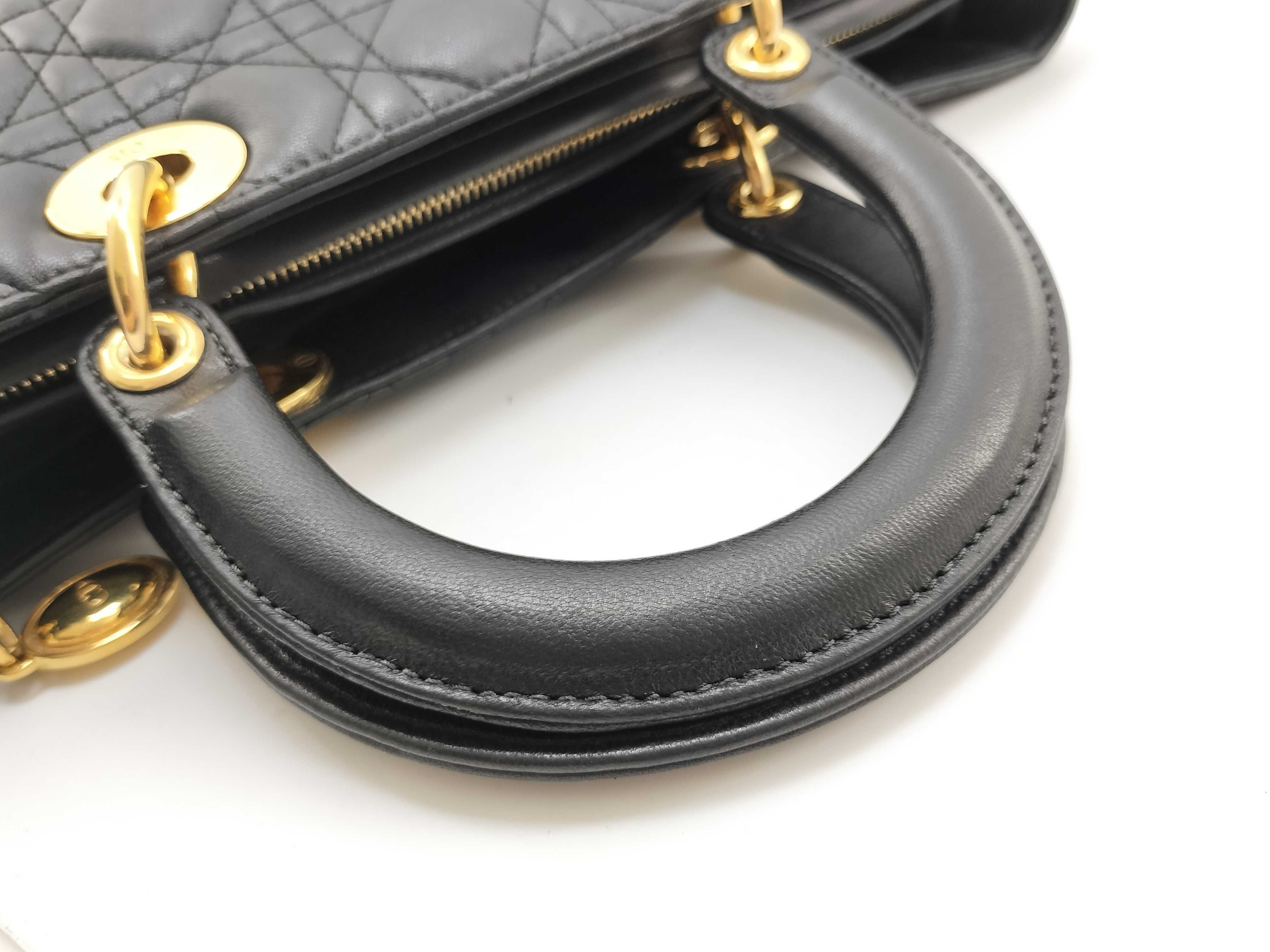 Lady Dior Large Cannage Lambskin Handbag — view 7