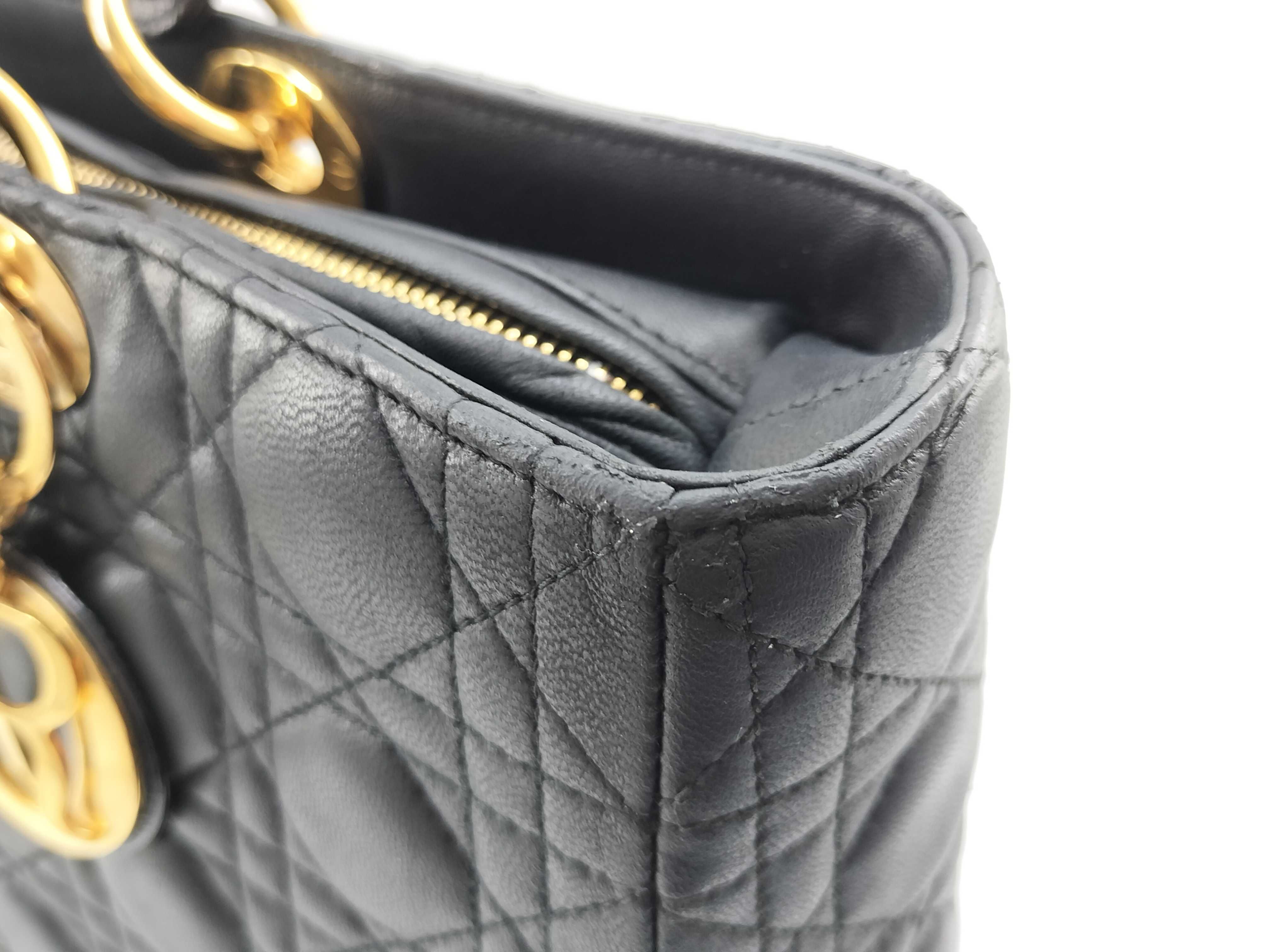 Lady Dior Large Cannage Lambskin Handbag — view 8