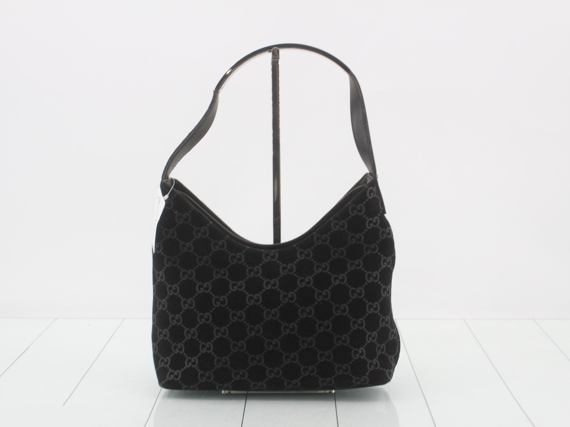Suede silver plated shoulder bag — view 2