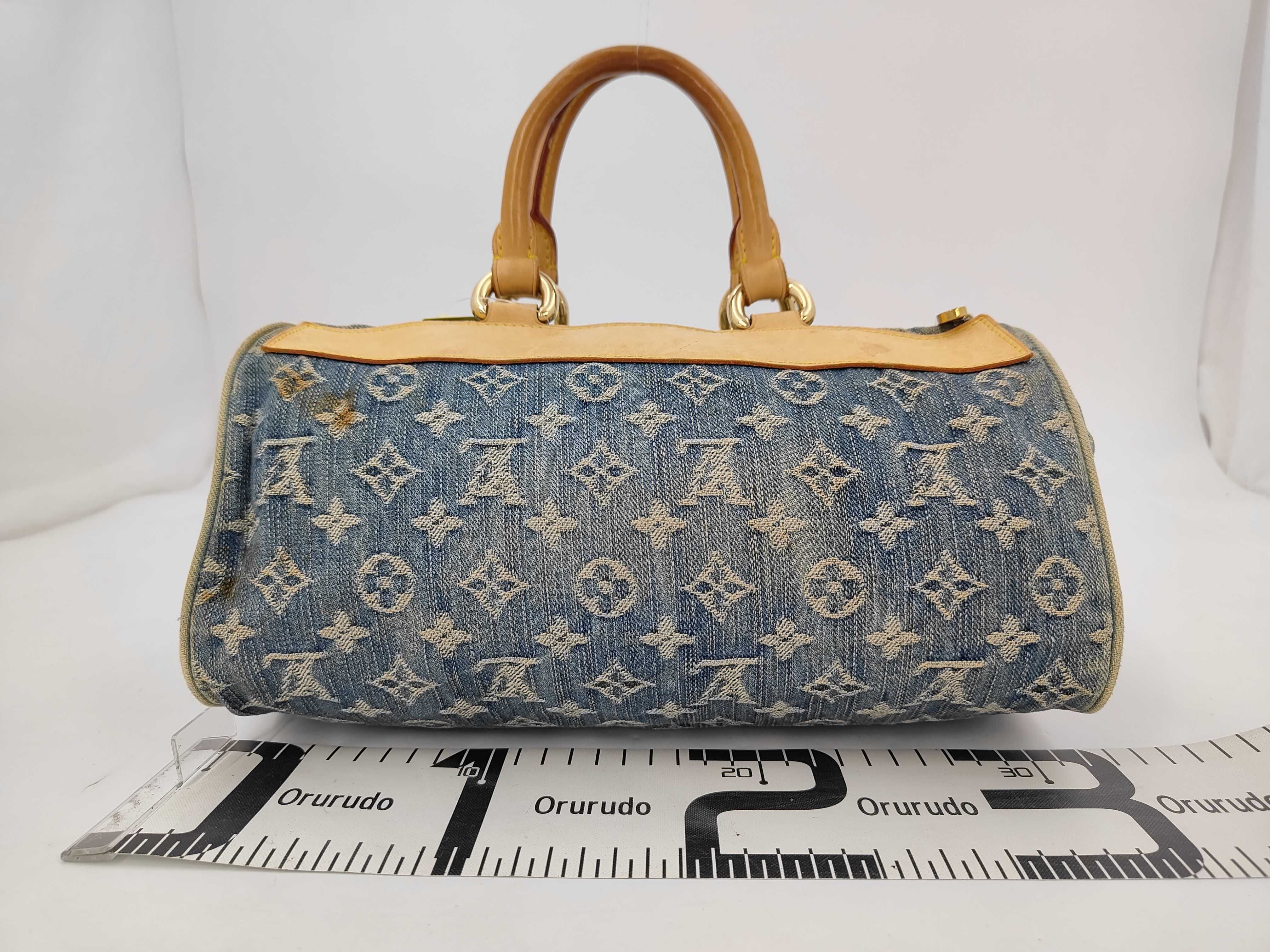 Monogram Denim Neo Speedy Handbag — view 2
