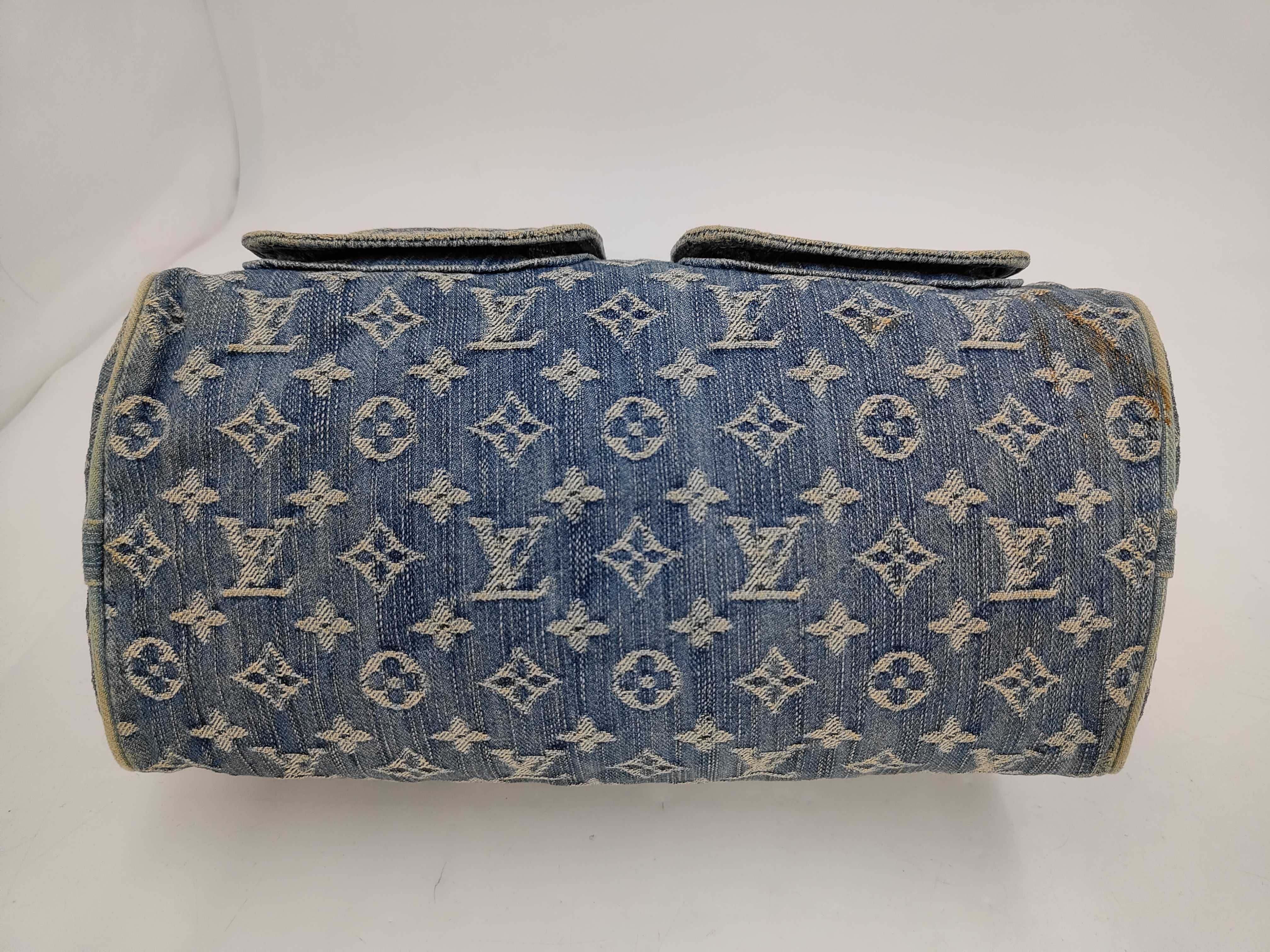 Monogram Denim Neo Speedy Handbag — view 3