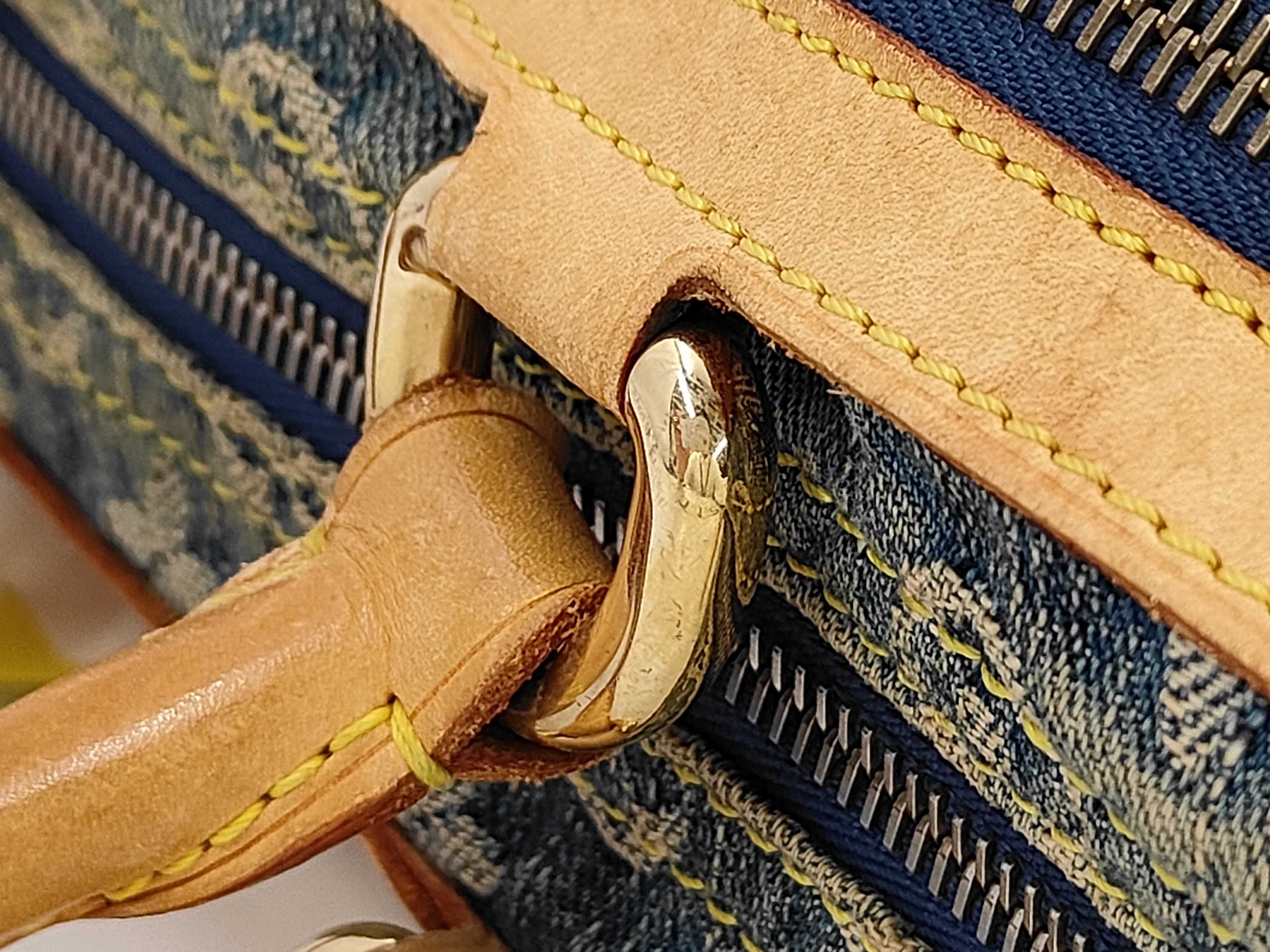 Monogram Denim Neo Speedy Handbag — view 6