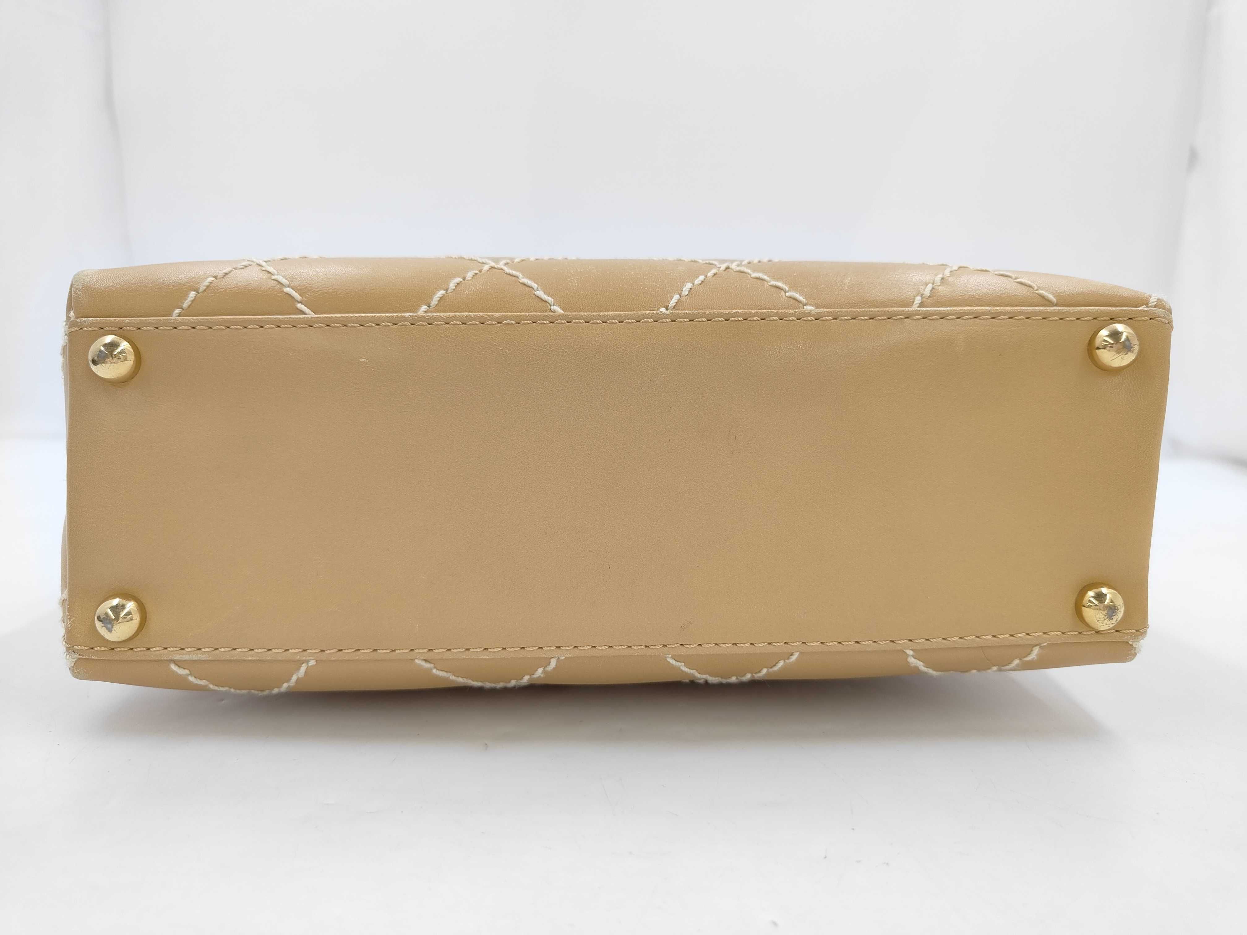 Wild Stitch Lambskin Tote Bag, Beige, Gold Hardware, Series 7, 7425639 (Tote Bag) — view 3