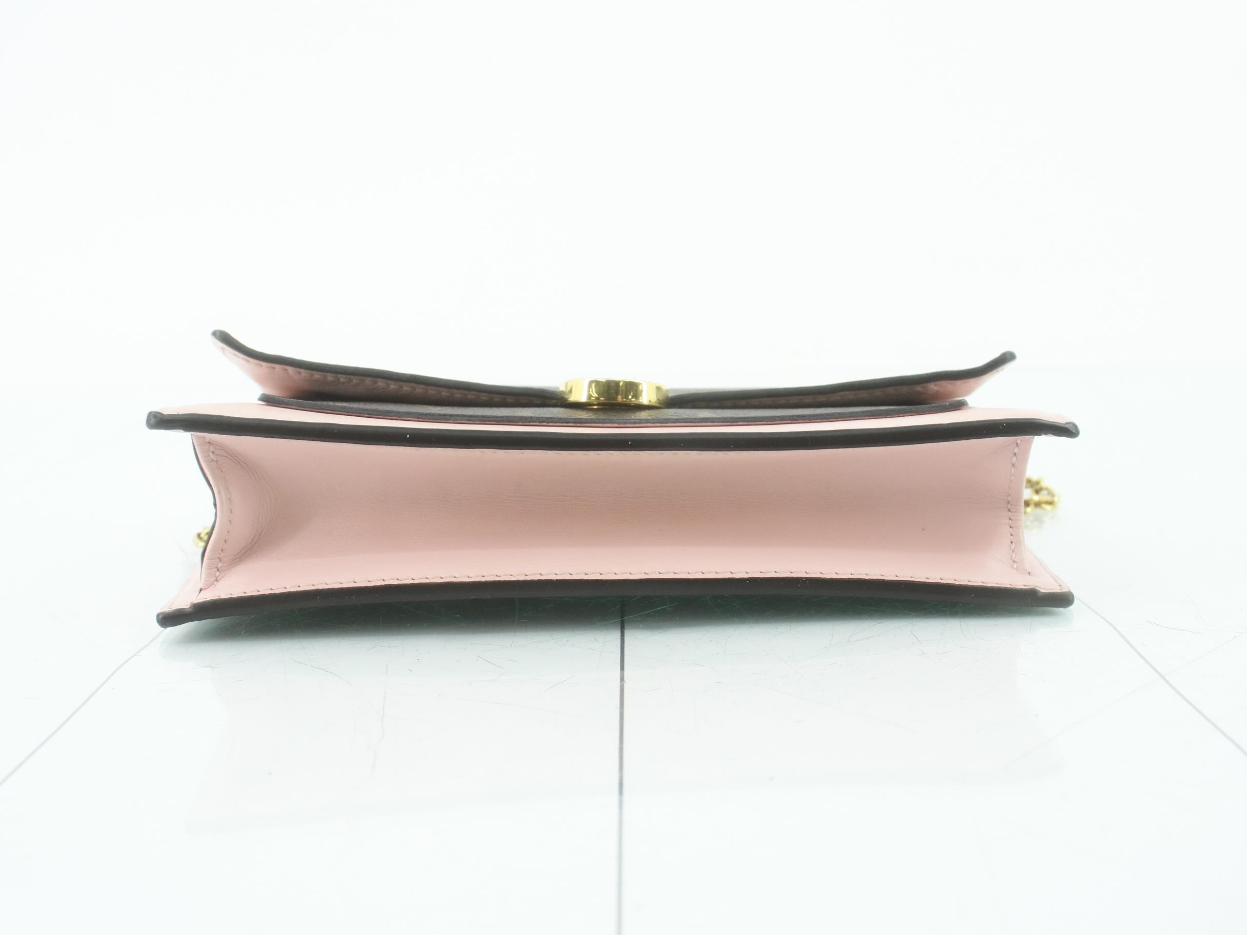 Monogram Portefeuille Flore Chain Rose Ballerine Shoulder Bag — view 3