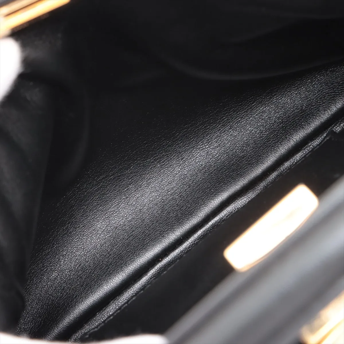 Mini Peekaboo Leather 2WAY Handbag Black 8BN244 — view 13
