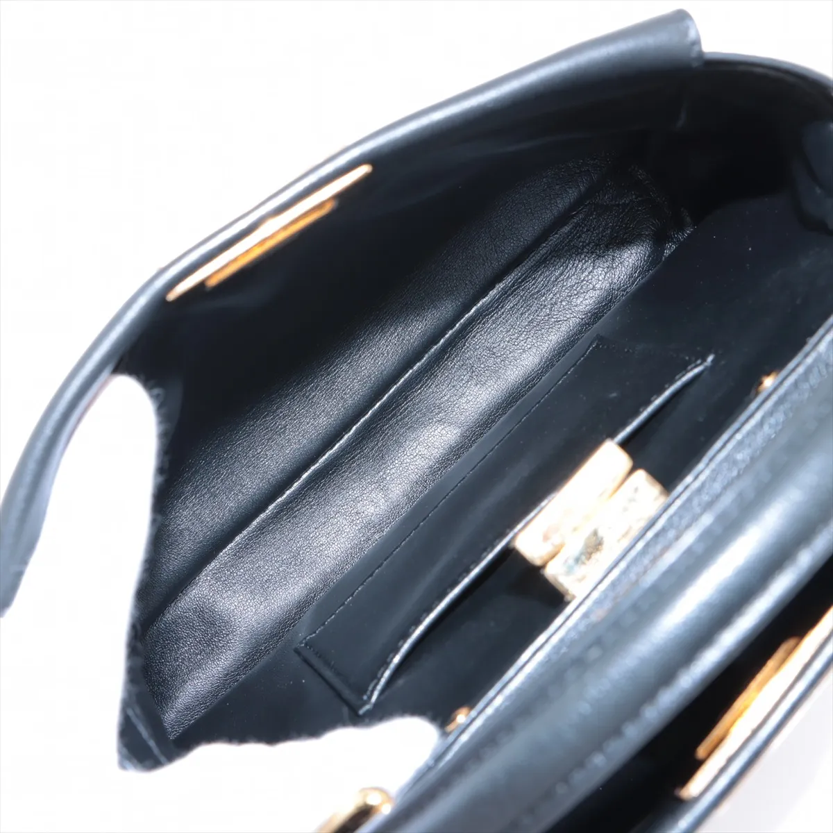Mini Peekaboo Leather 2WAY Handbag Black 8BN244 — view 9