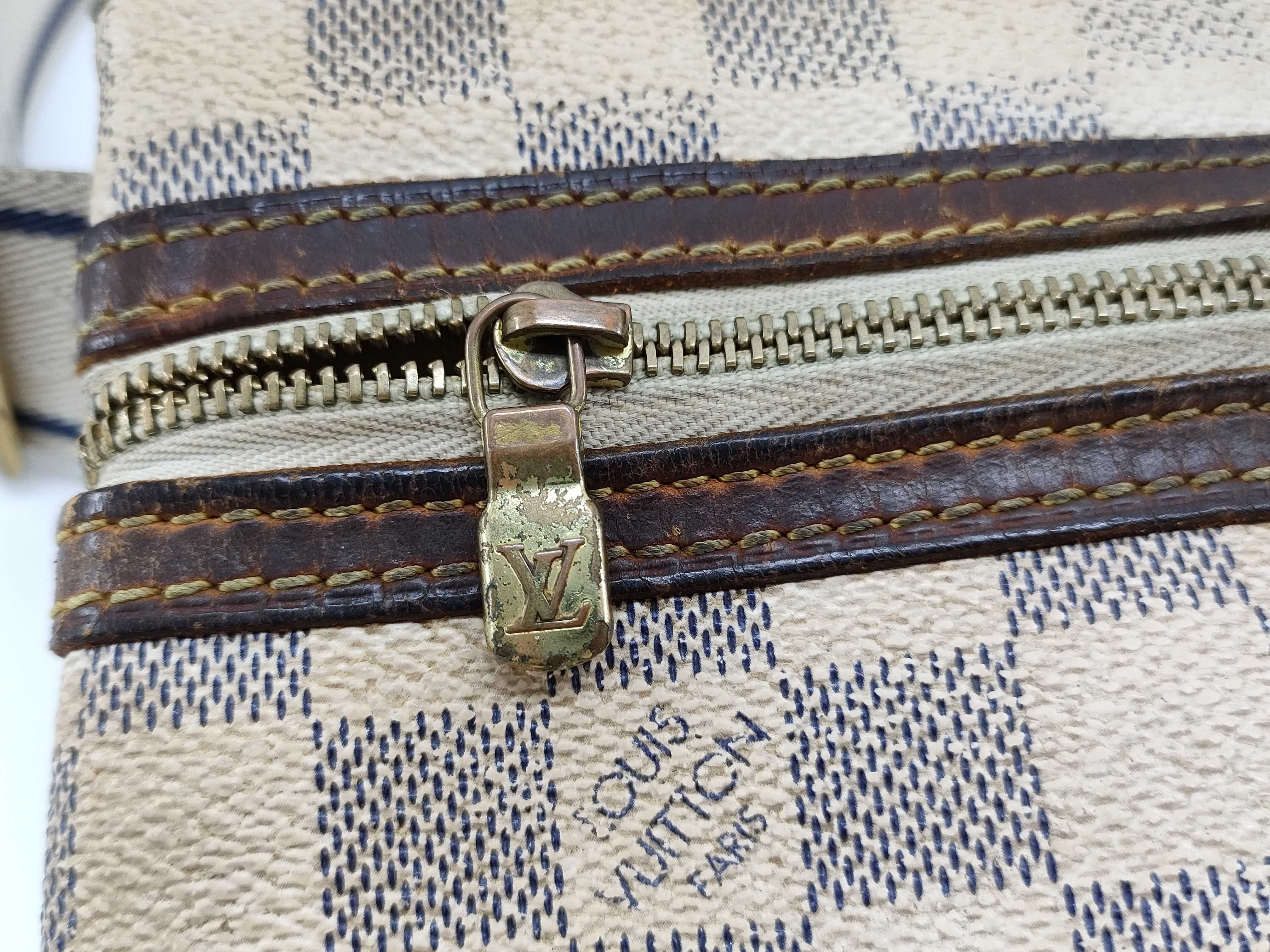 Damier Azur N51112 Damier Azur Pochette Boss Fall Shoulder Bag — view 12