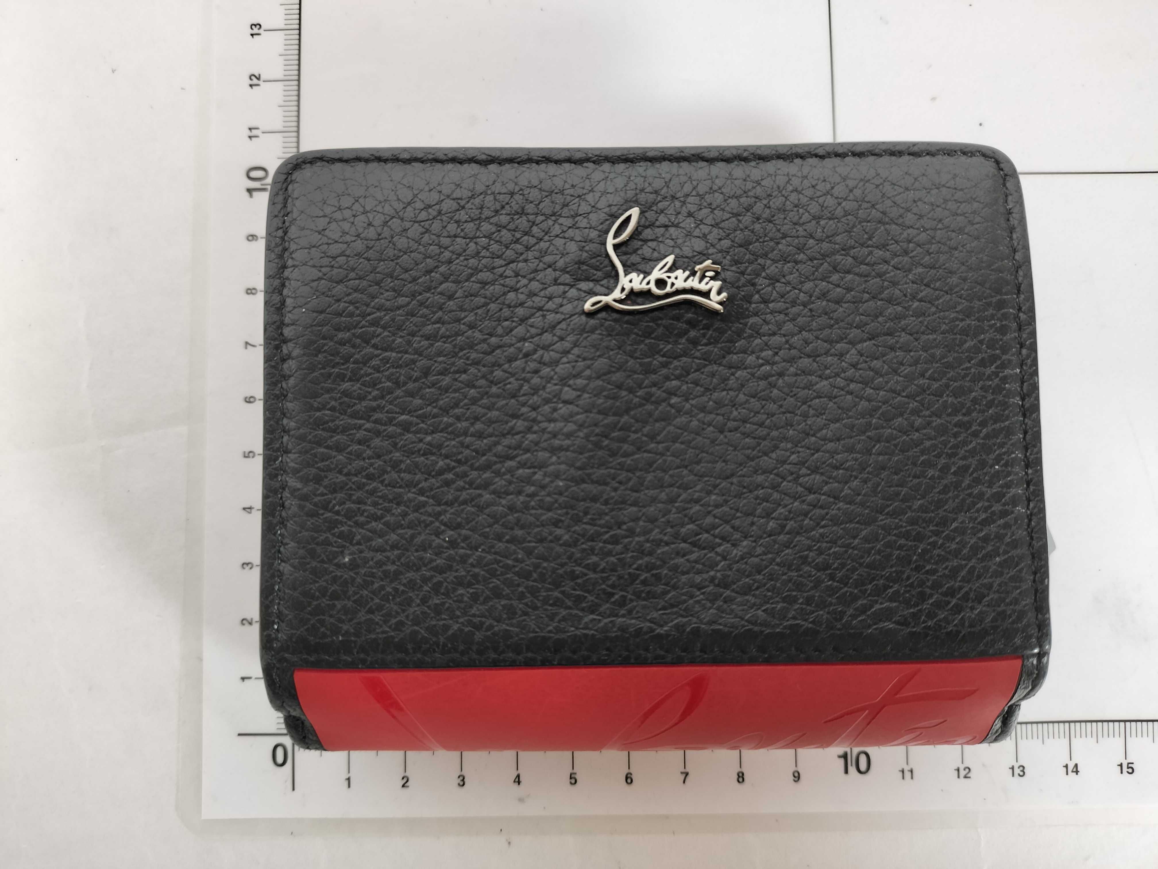 Christian Louvre Leather Folding Wallet — view 2