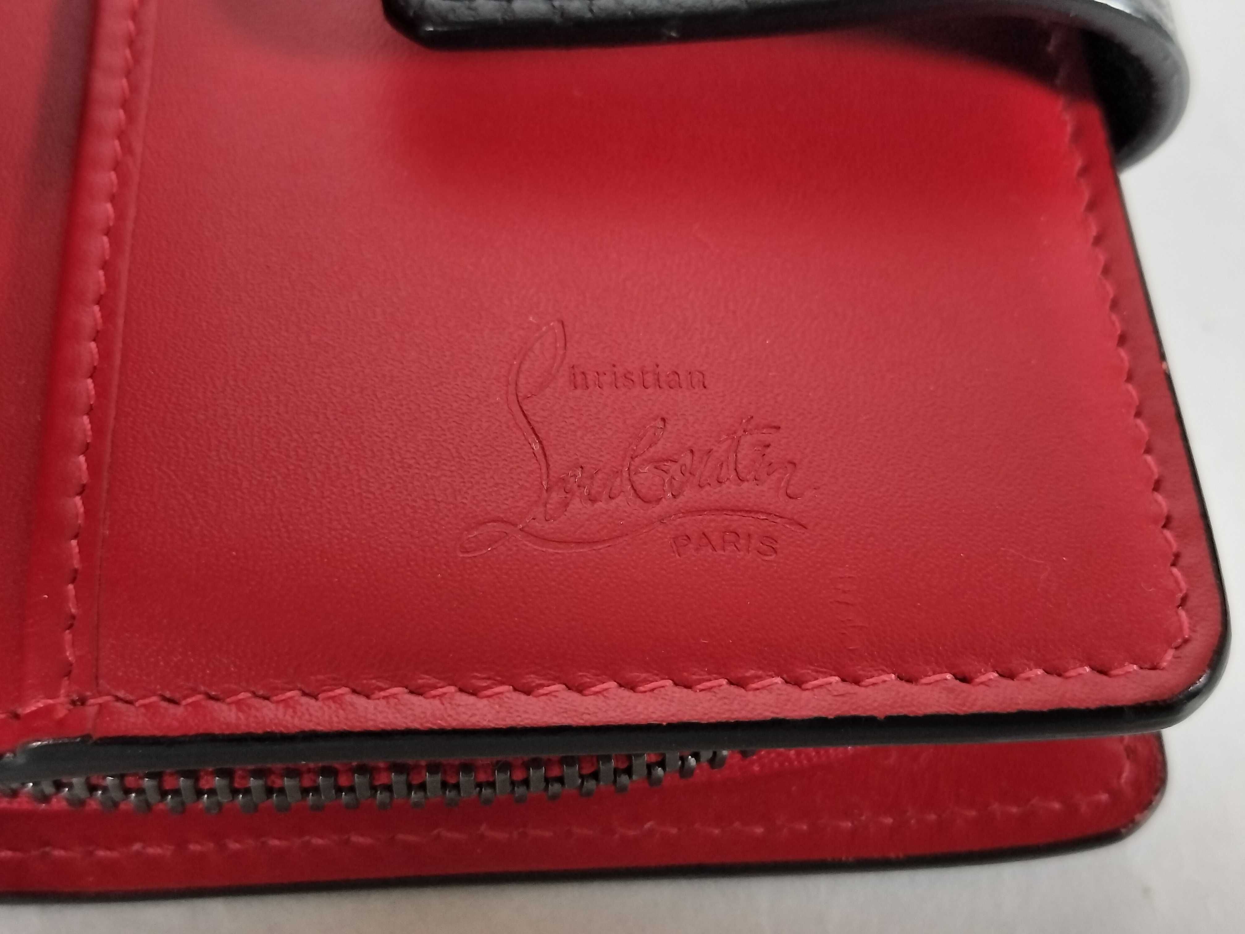Christian Louvre Leather Folding Wallet — view 11