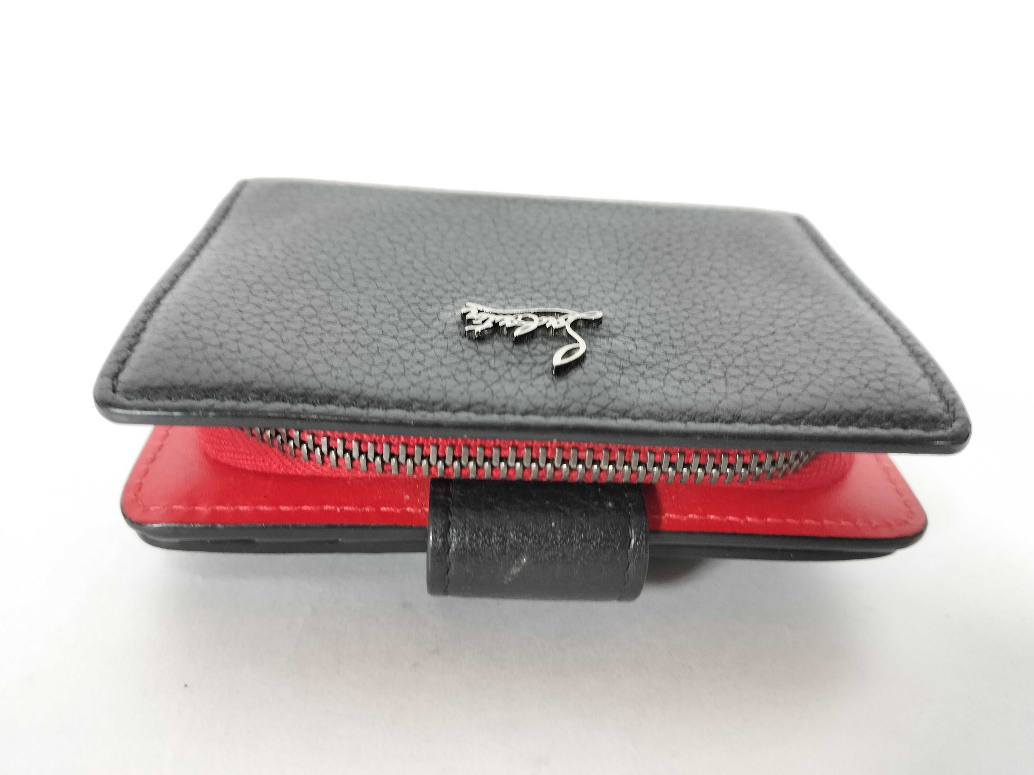 Christian Louvre Leather Folding Wallet — view 4