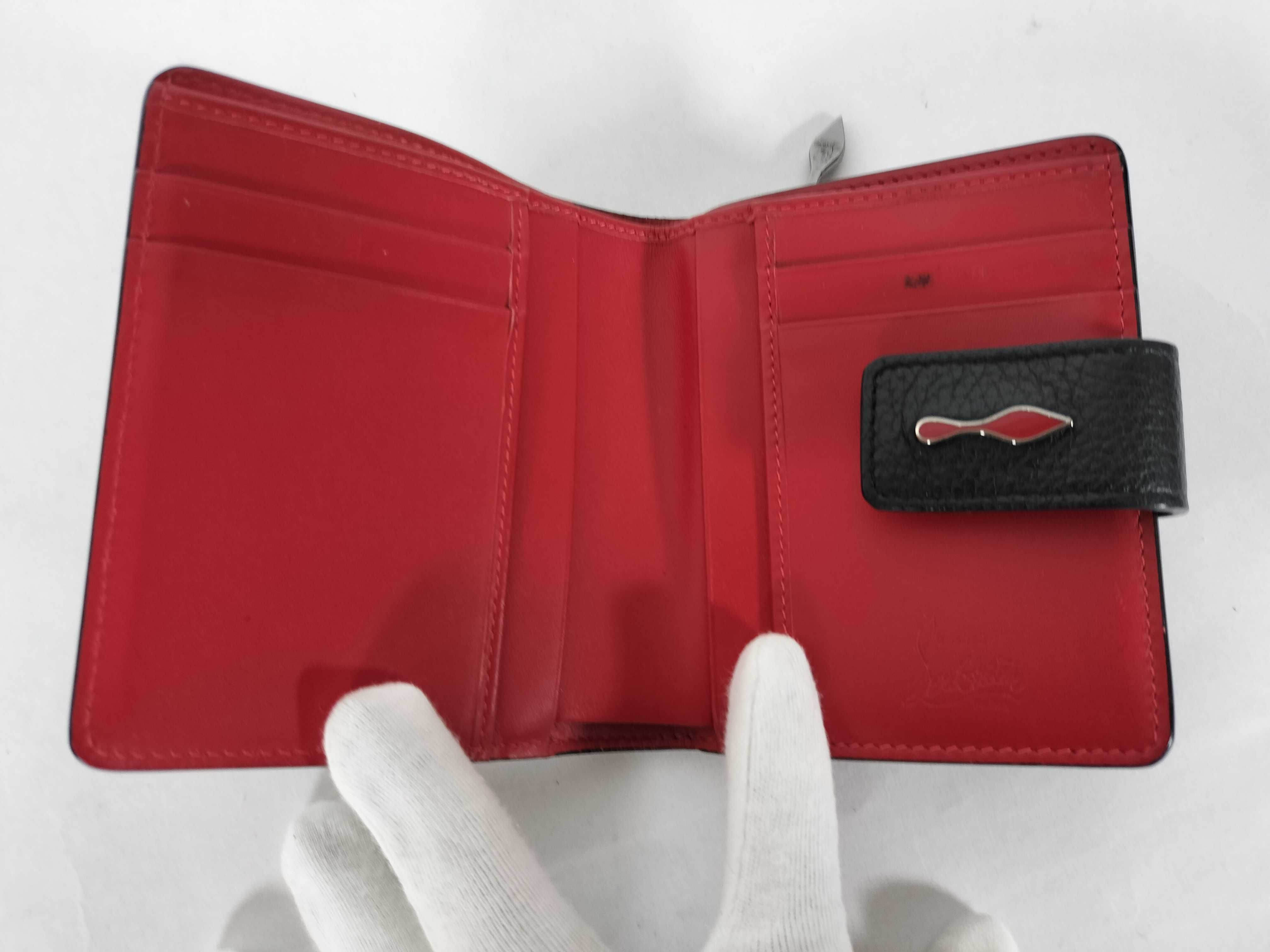 Christian Louvre Leather Folding Wallet — view 7
