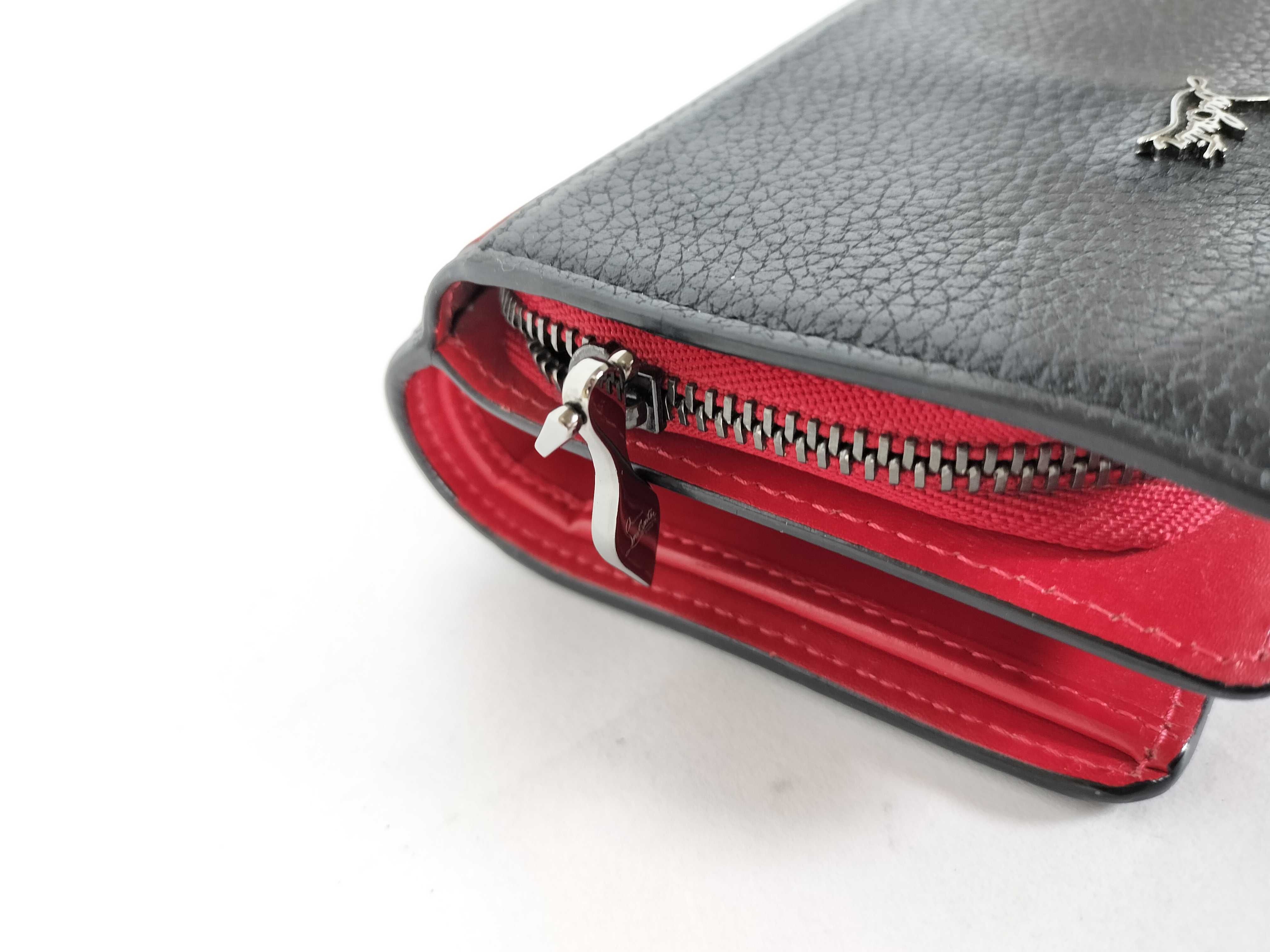 Christian Louvre Leather Folding Wallet — view 9