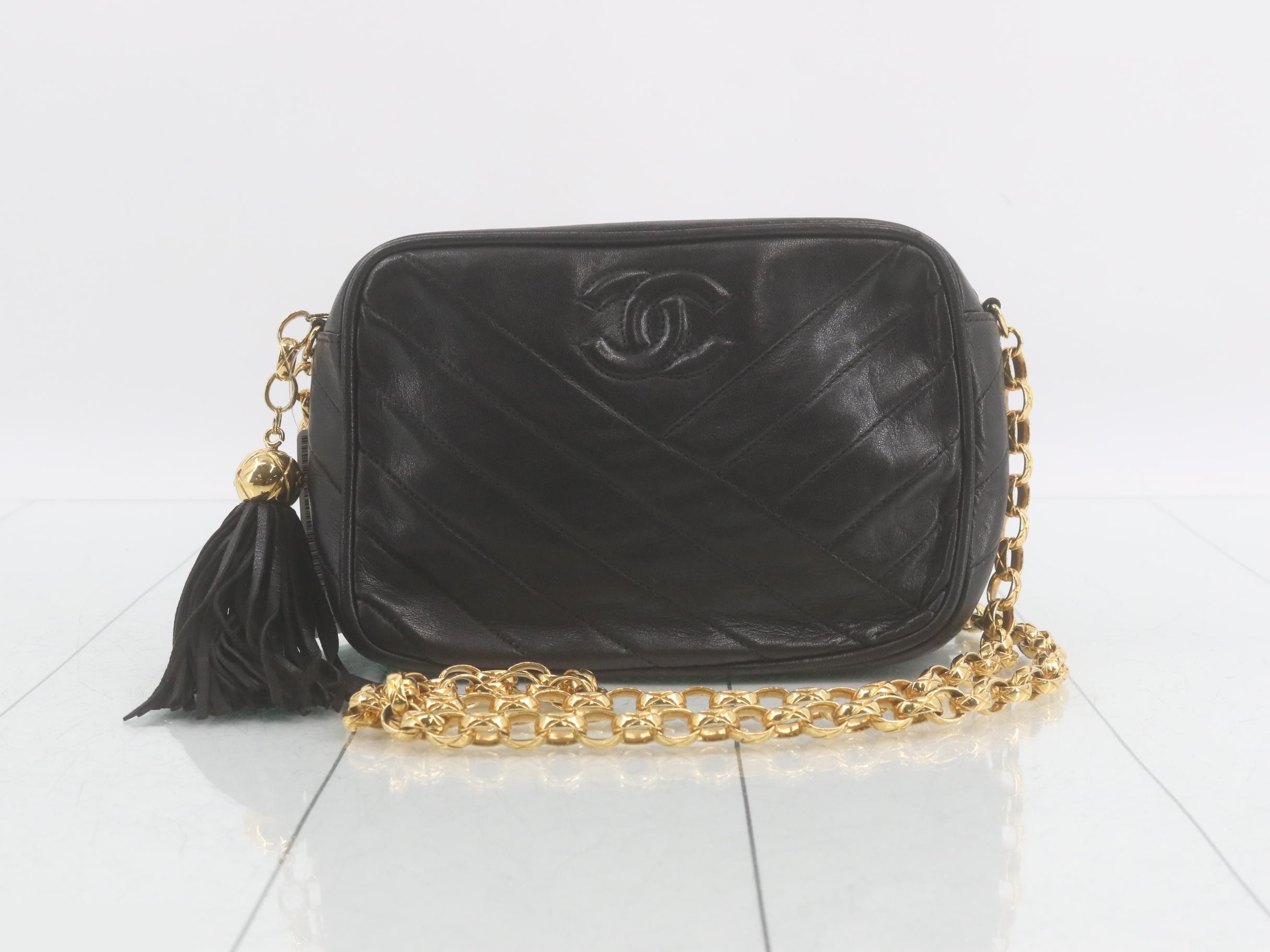 Matelassé Coco Mark Stitch Fringe Shoulder Bag