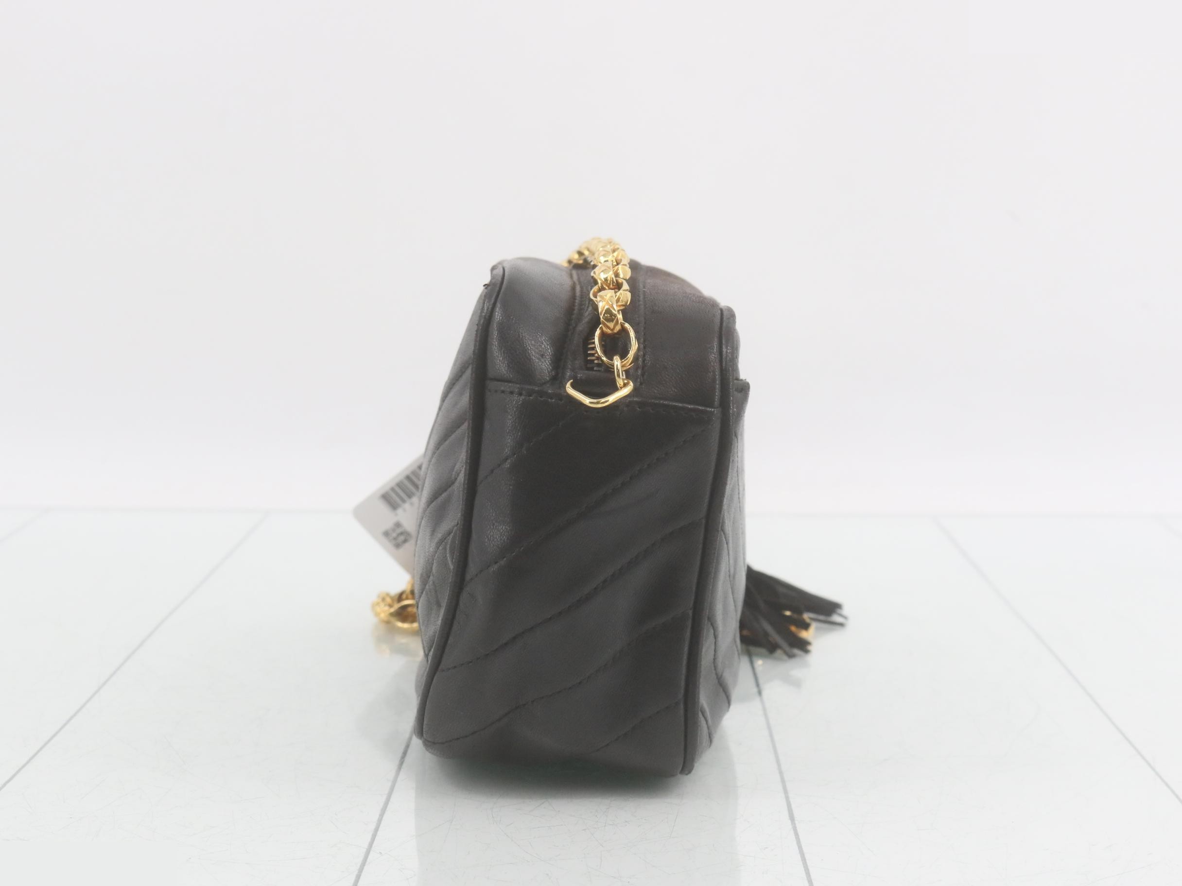 Matelassé Coco Mark Stitch Fringe Shoulder Bag — view 3