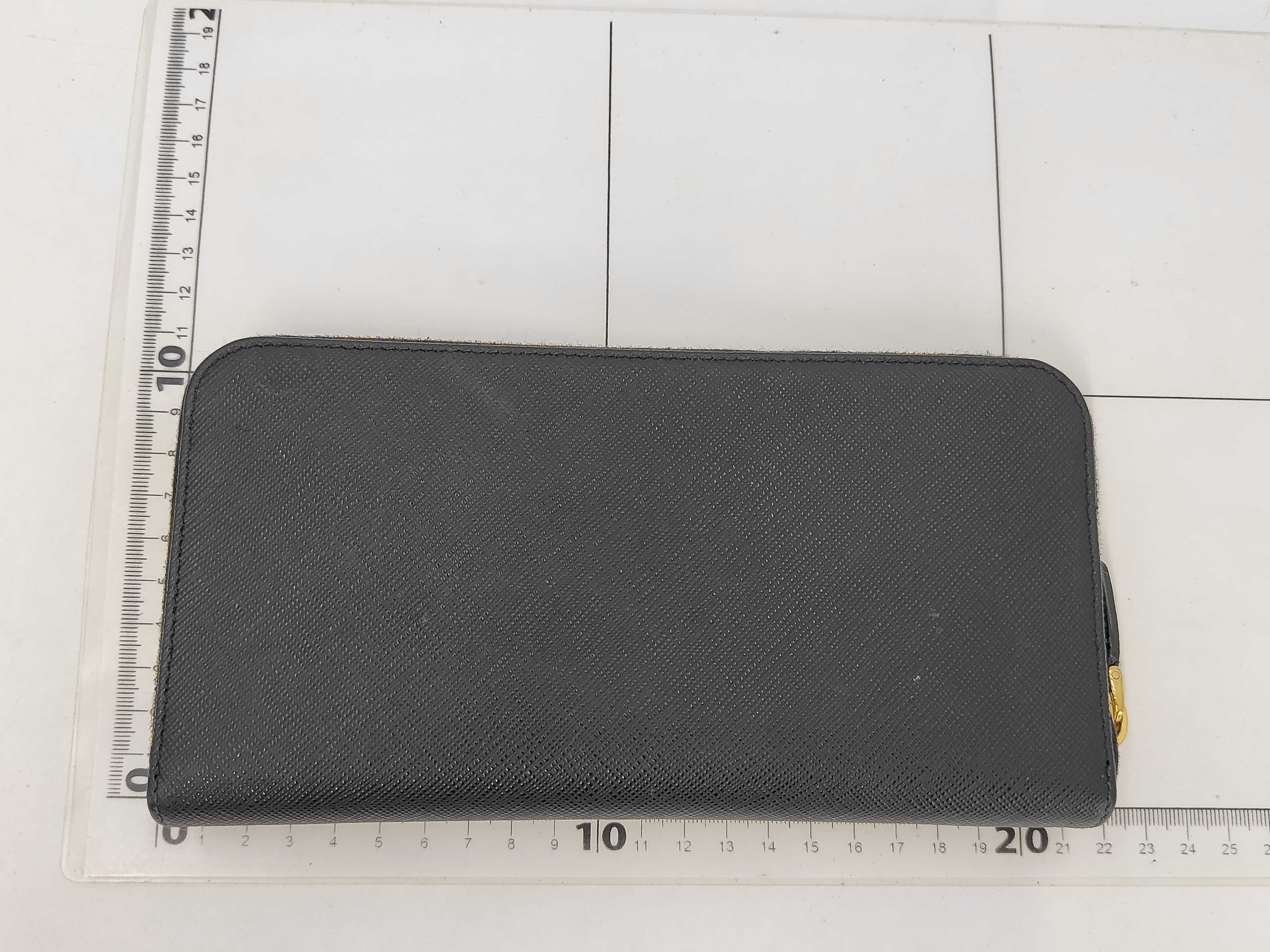 Saffiano Leather Long Wallet — view 2