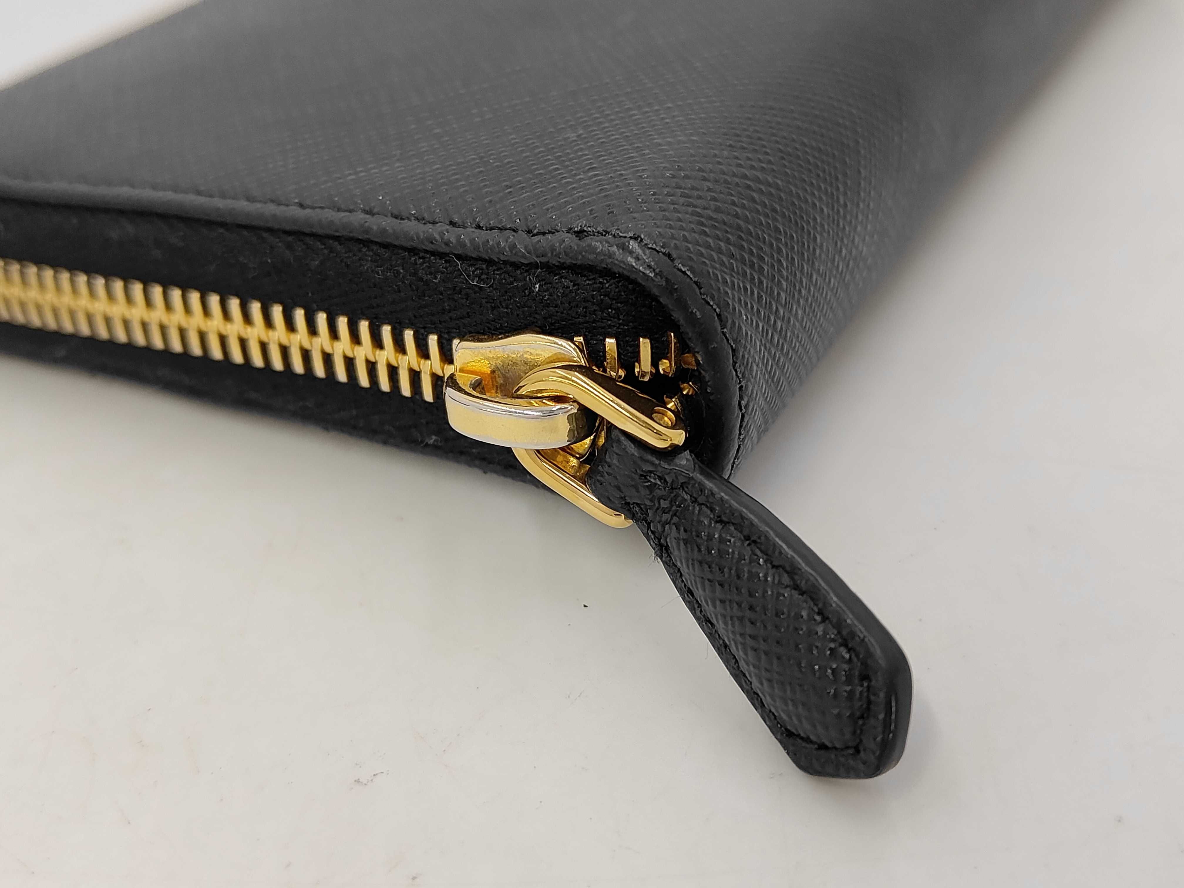 Saffiano Leather Long Wallet — view 4