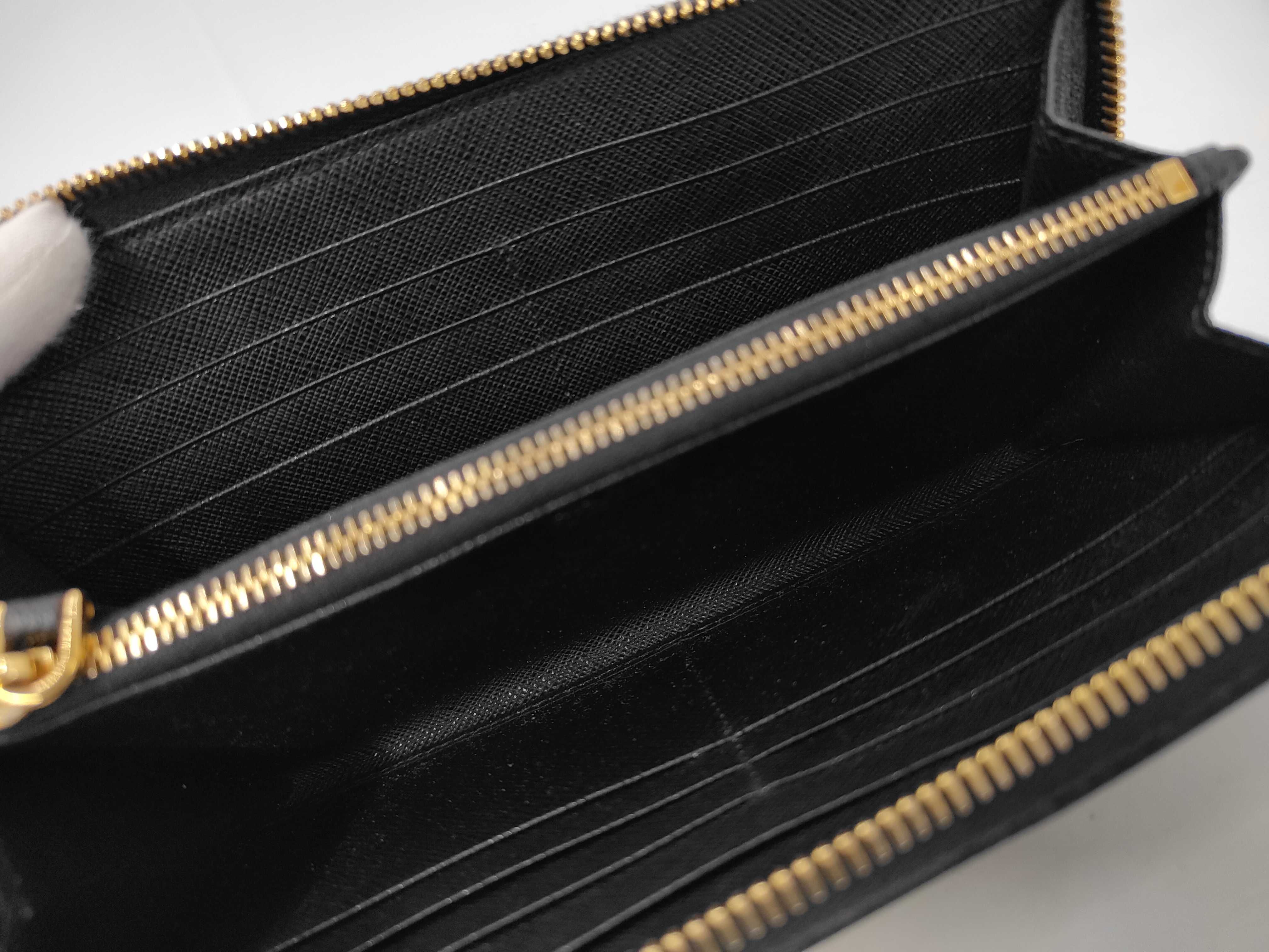 Saffiano Leather Long Wallet — view 9