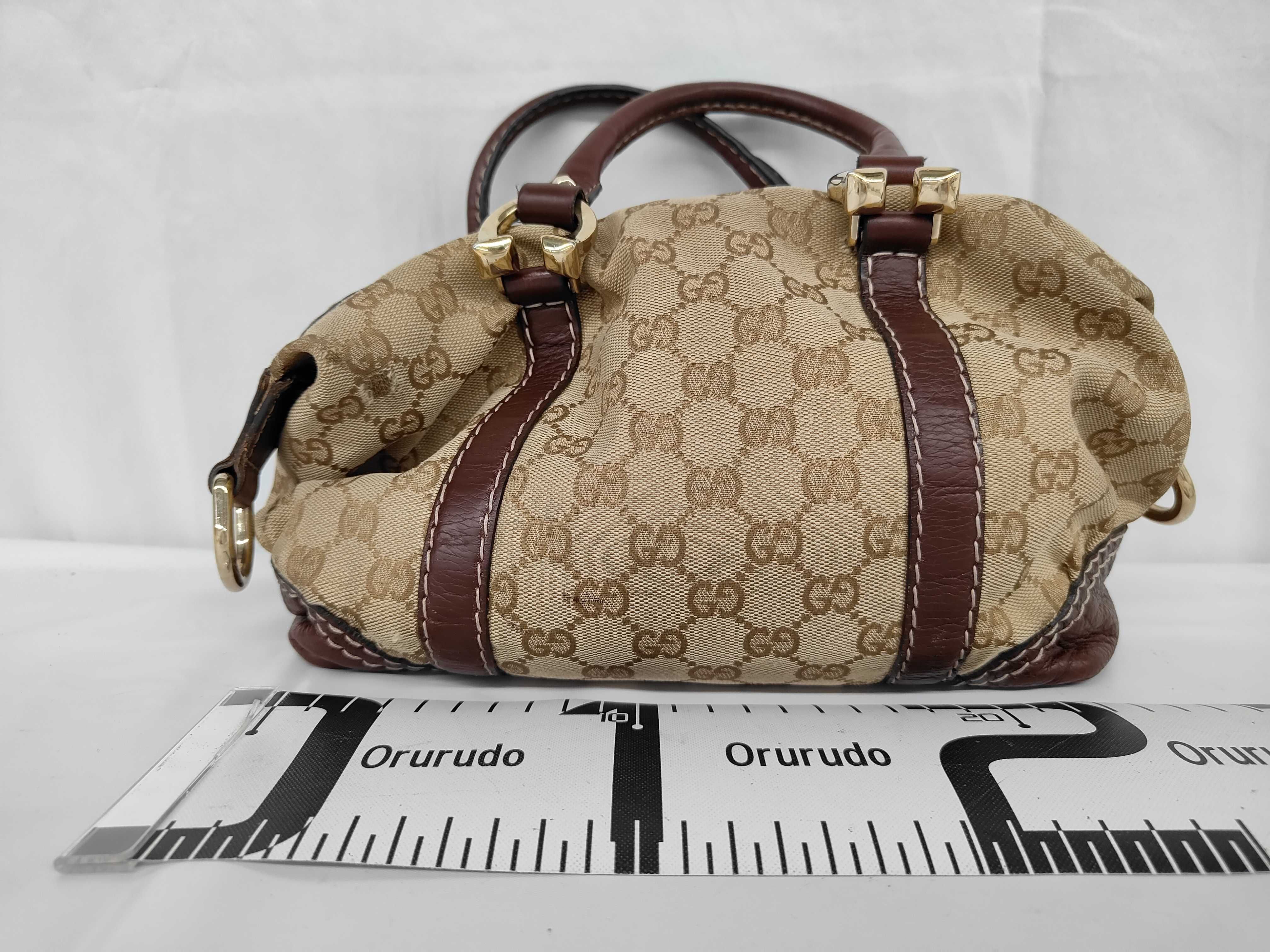 GG Canvas Nailhead Boston Bag Handbag — view 2