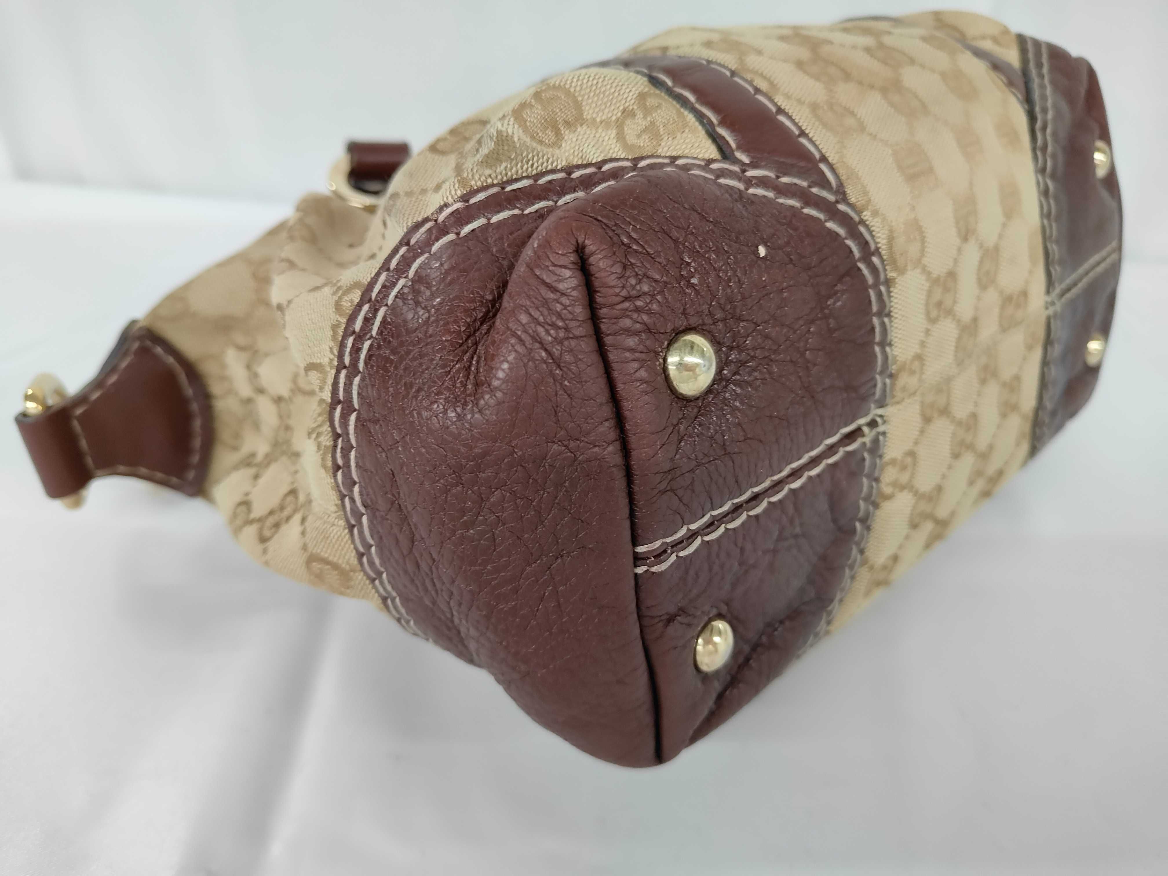 GG Canvas Nailhead Boston Bag Handbag — view 7