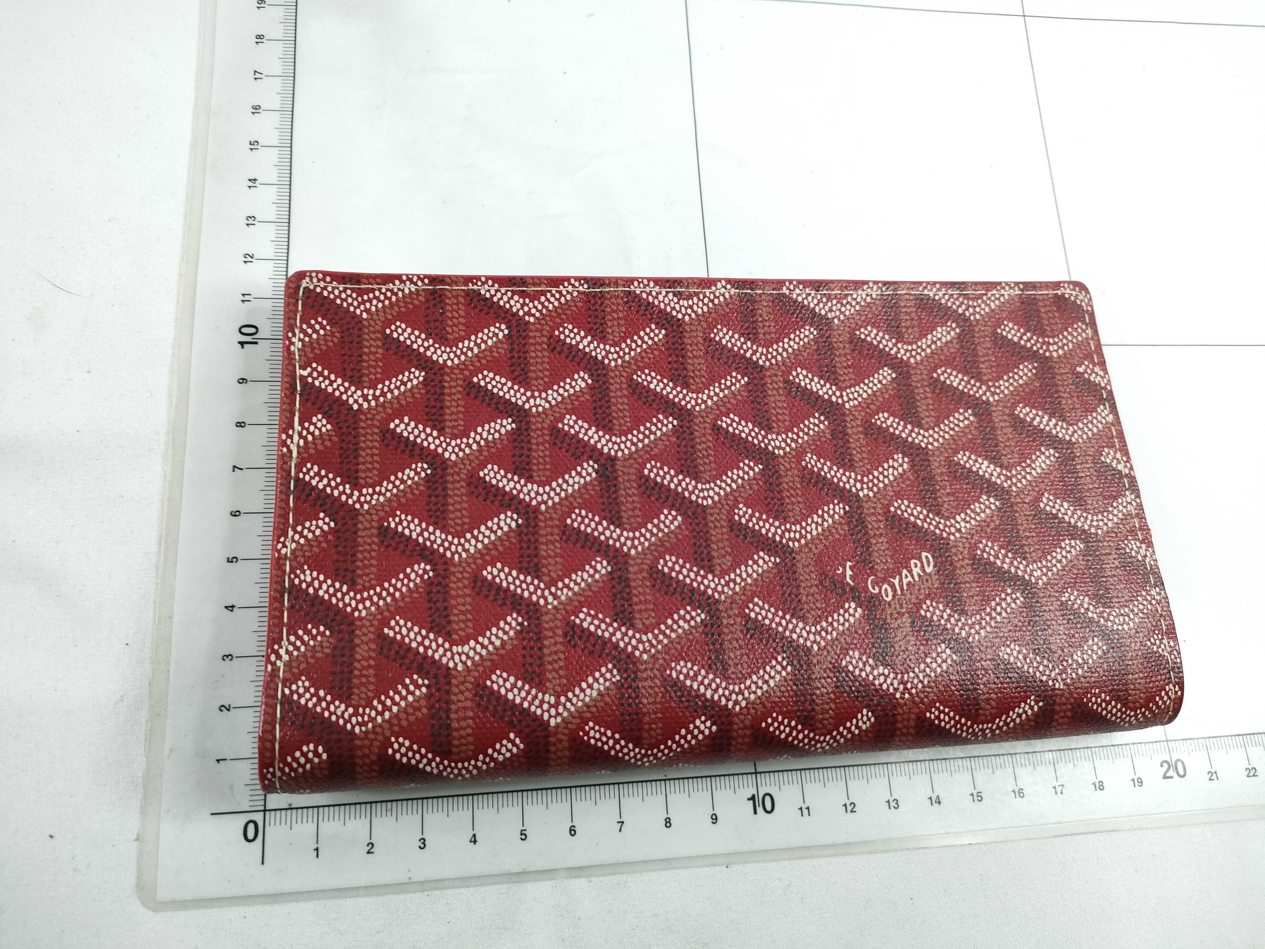Herringbone Red Long Wallet — view 2