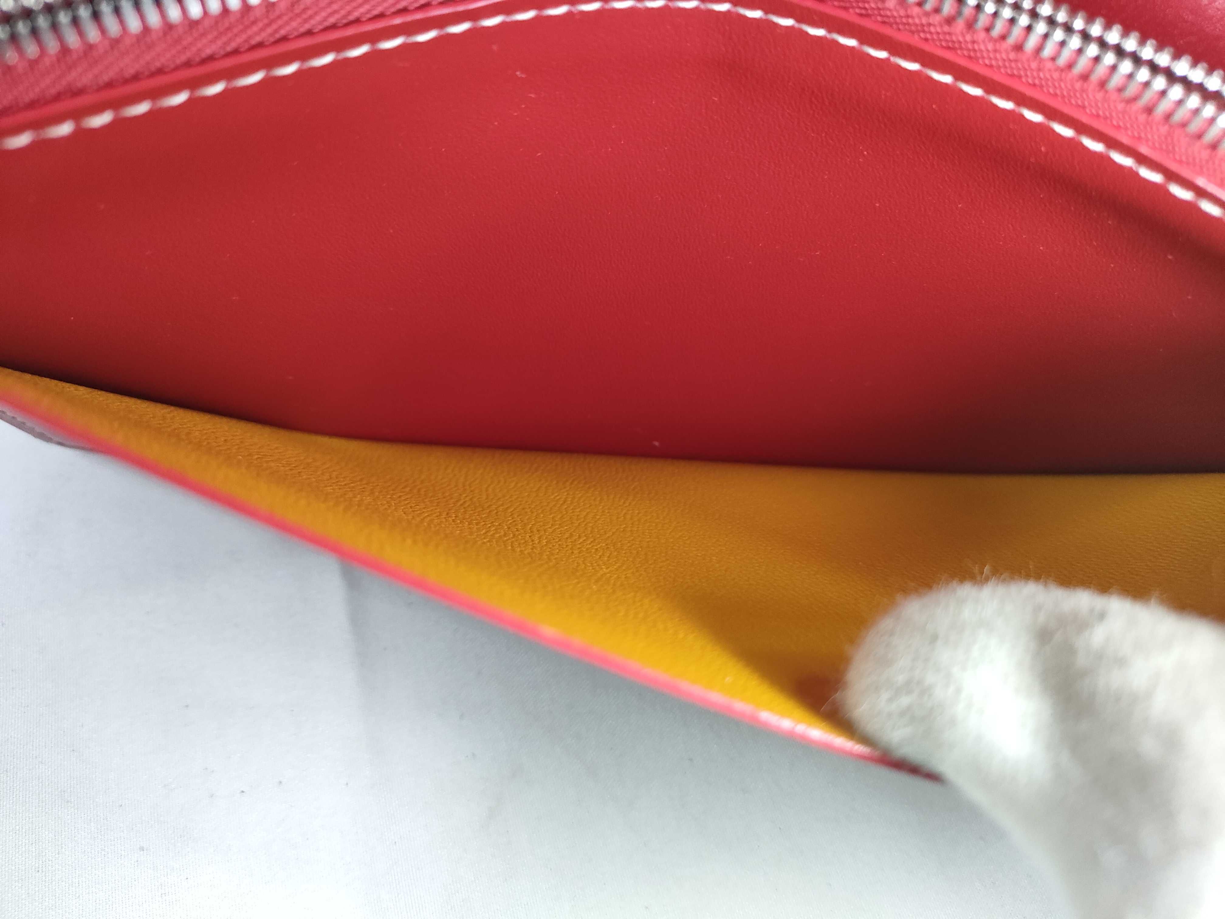 Herringbone Red Long Wallet — view 12