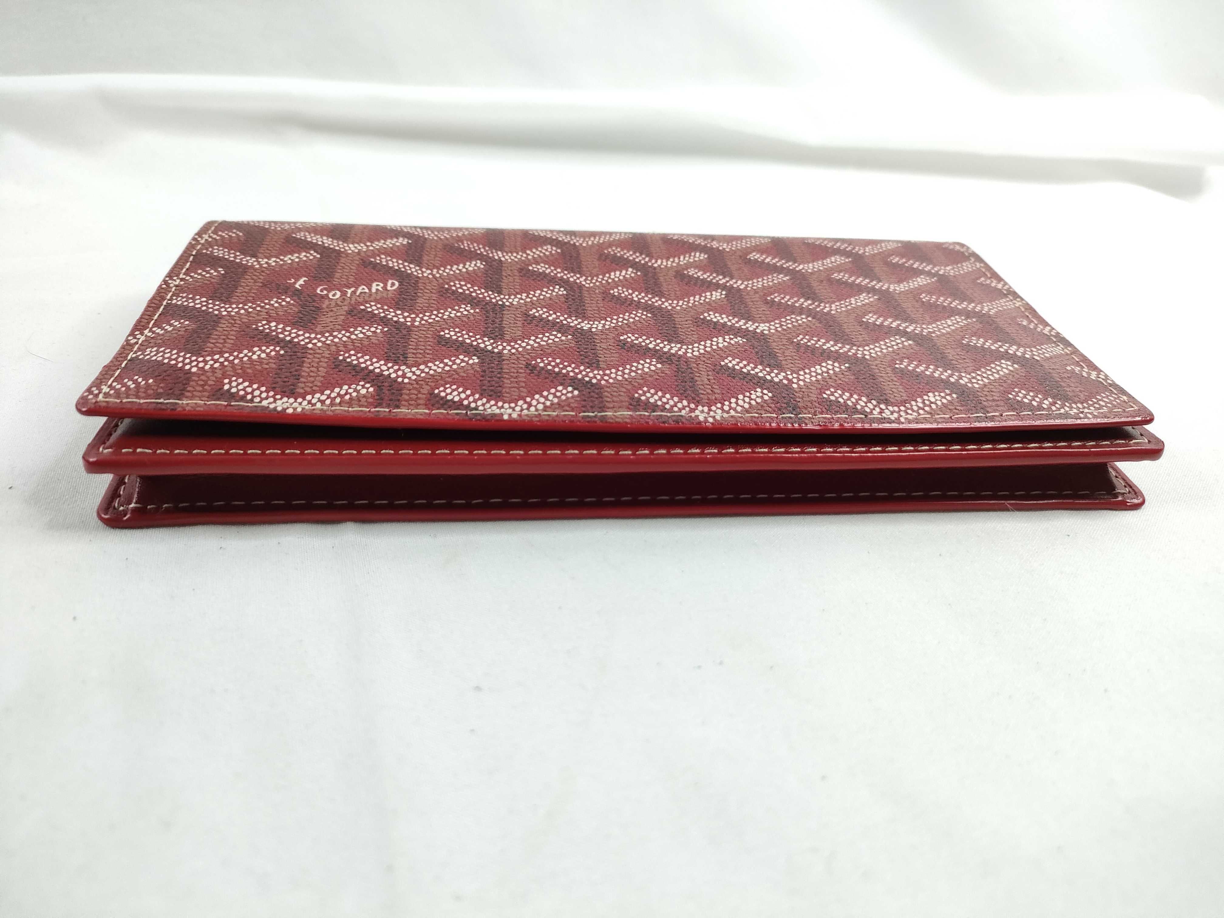 Herringbone Red Long Wallet — view 6