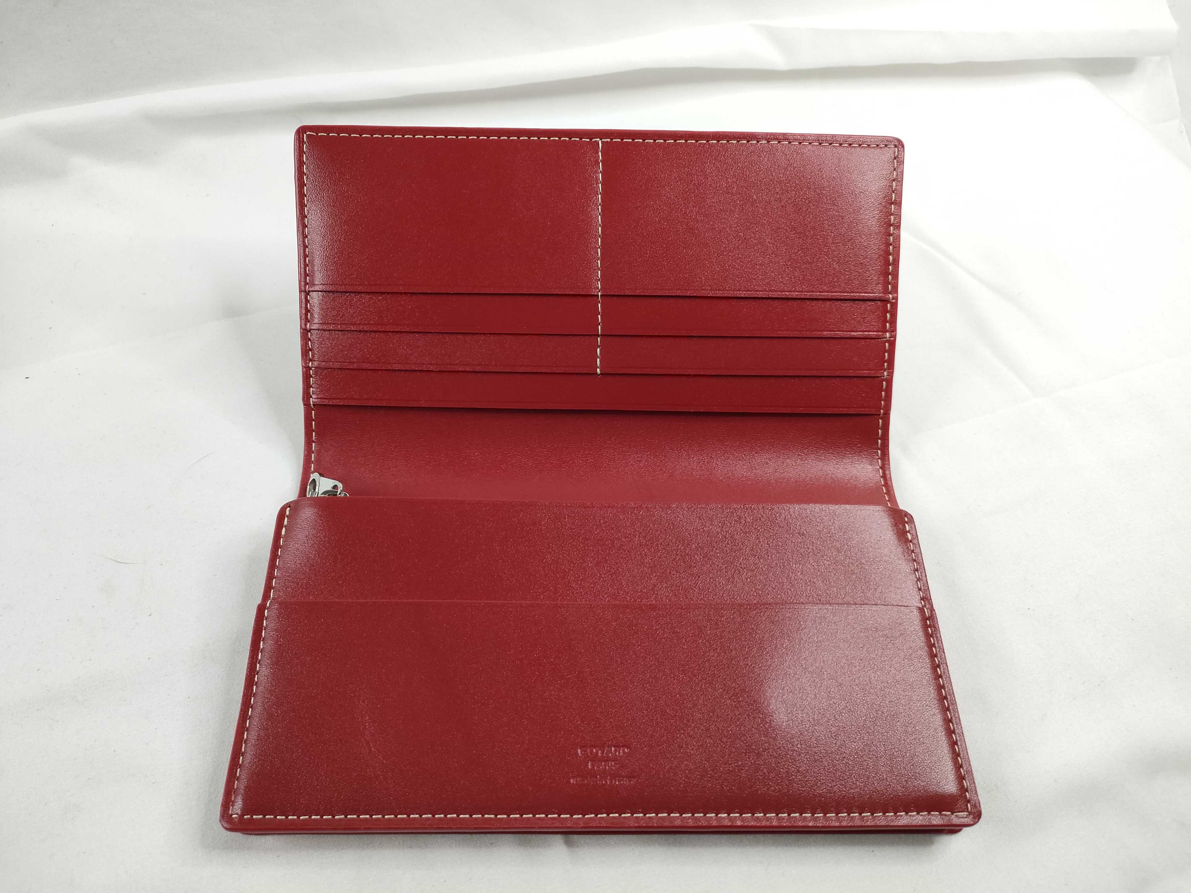 Herringbone Red Long Wallet — view 8