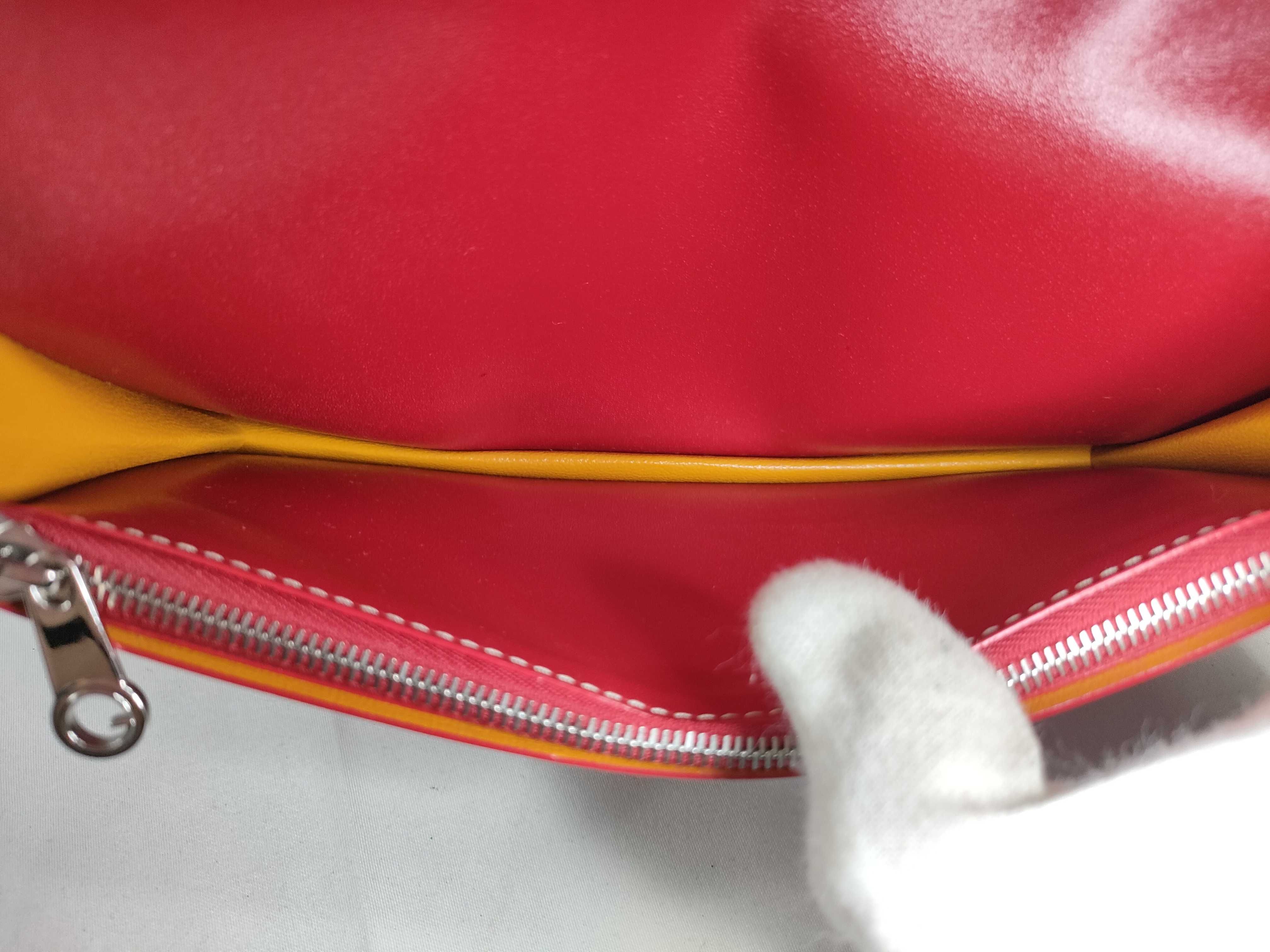 Herringbone Red Long Wallet — view 9