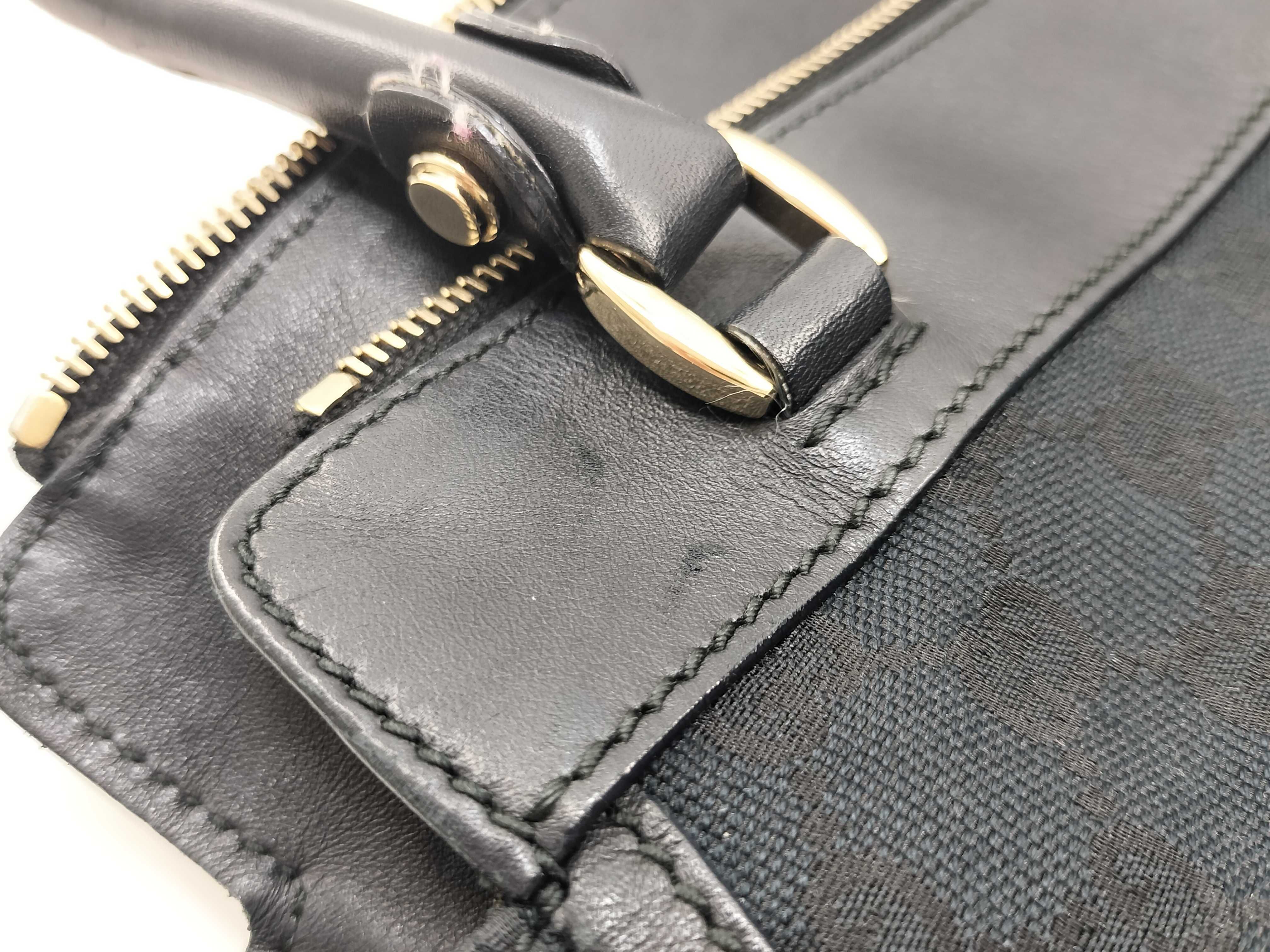 GG Canvas Gucci Abbey Tote Bag 189831 Black Tote Bag — view 15