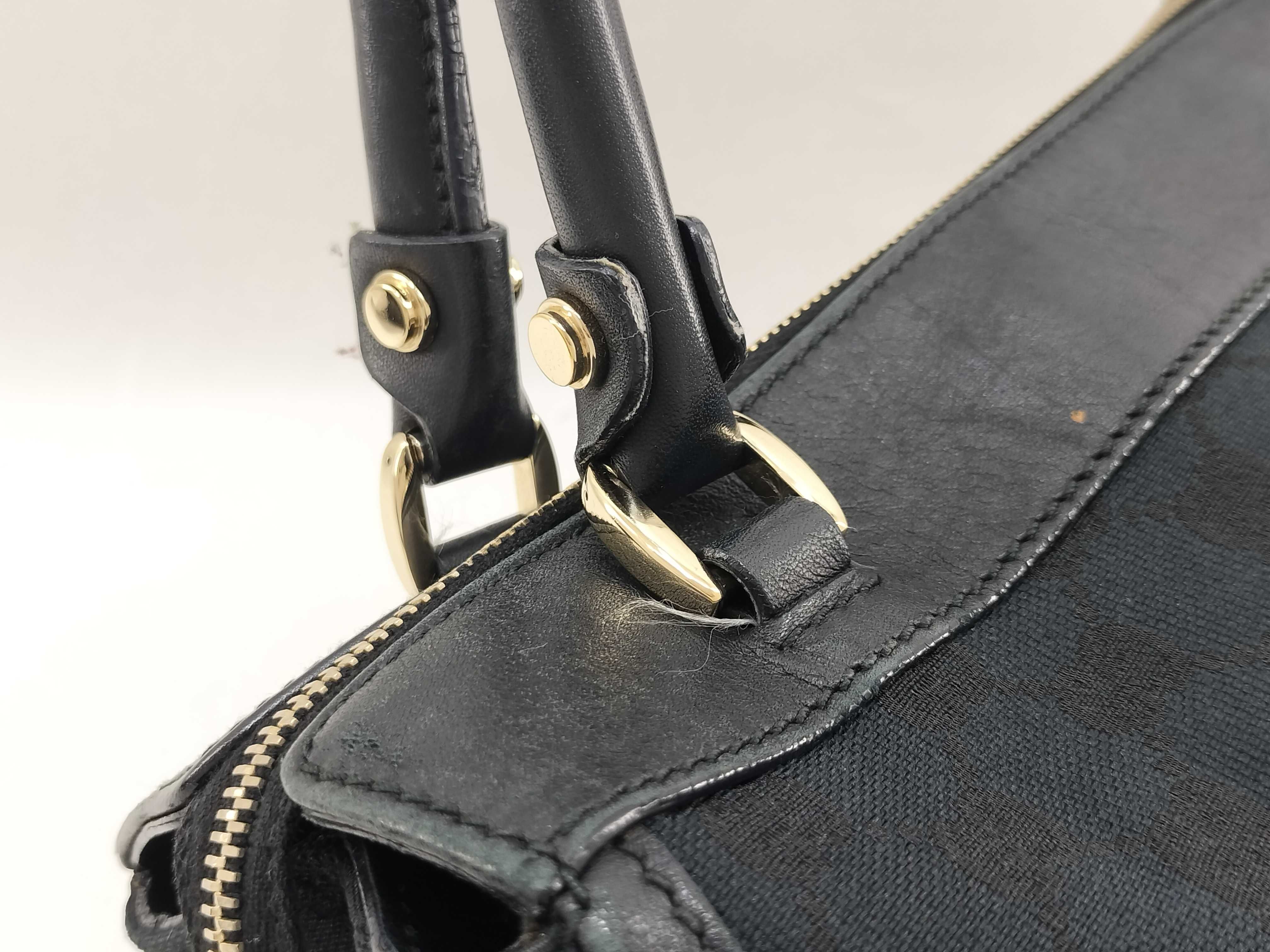 GG Canvas Gucci Abbey Tote Bag 189831 Black Tote Bag — view 3