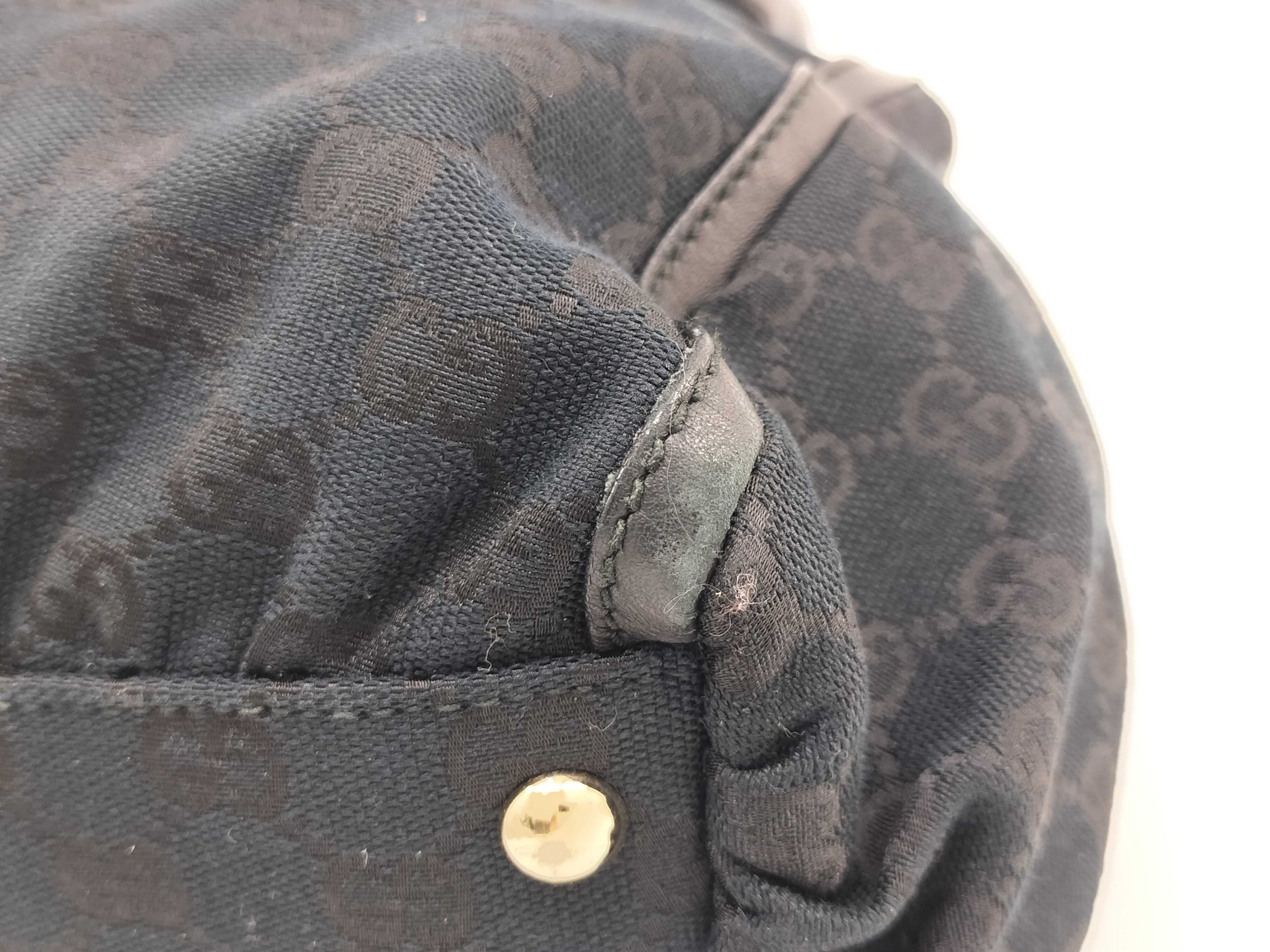 GG Canvas Gucci Abbey Tote Bag 189831 Black Tote Bag — view 8