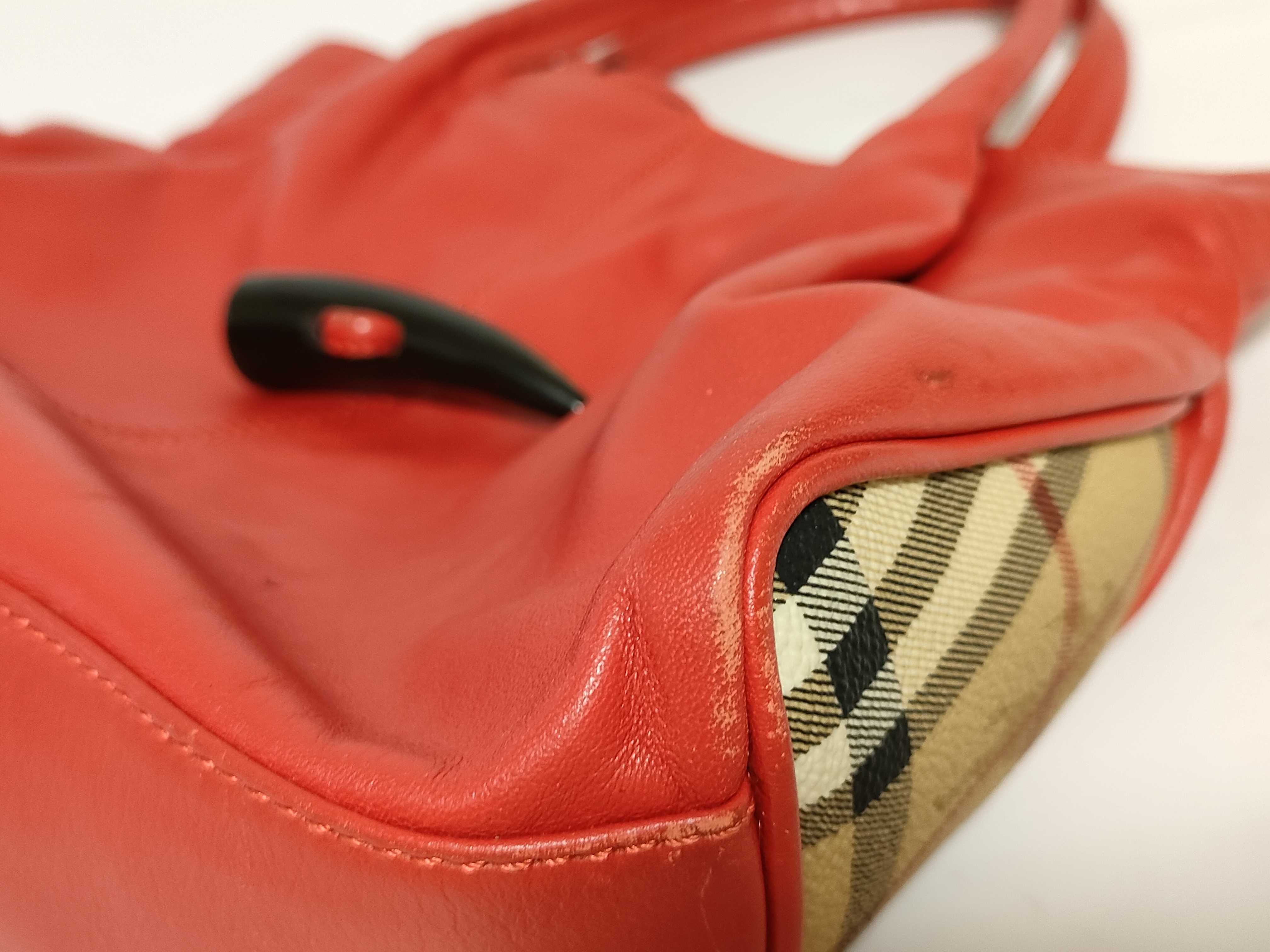Leather Nova Check Handbag — view 7