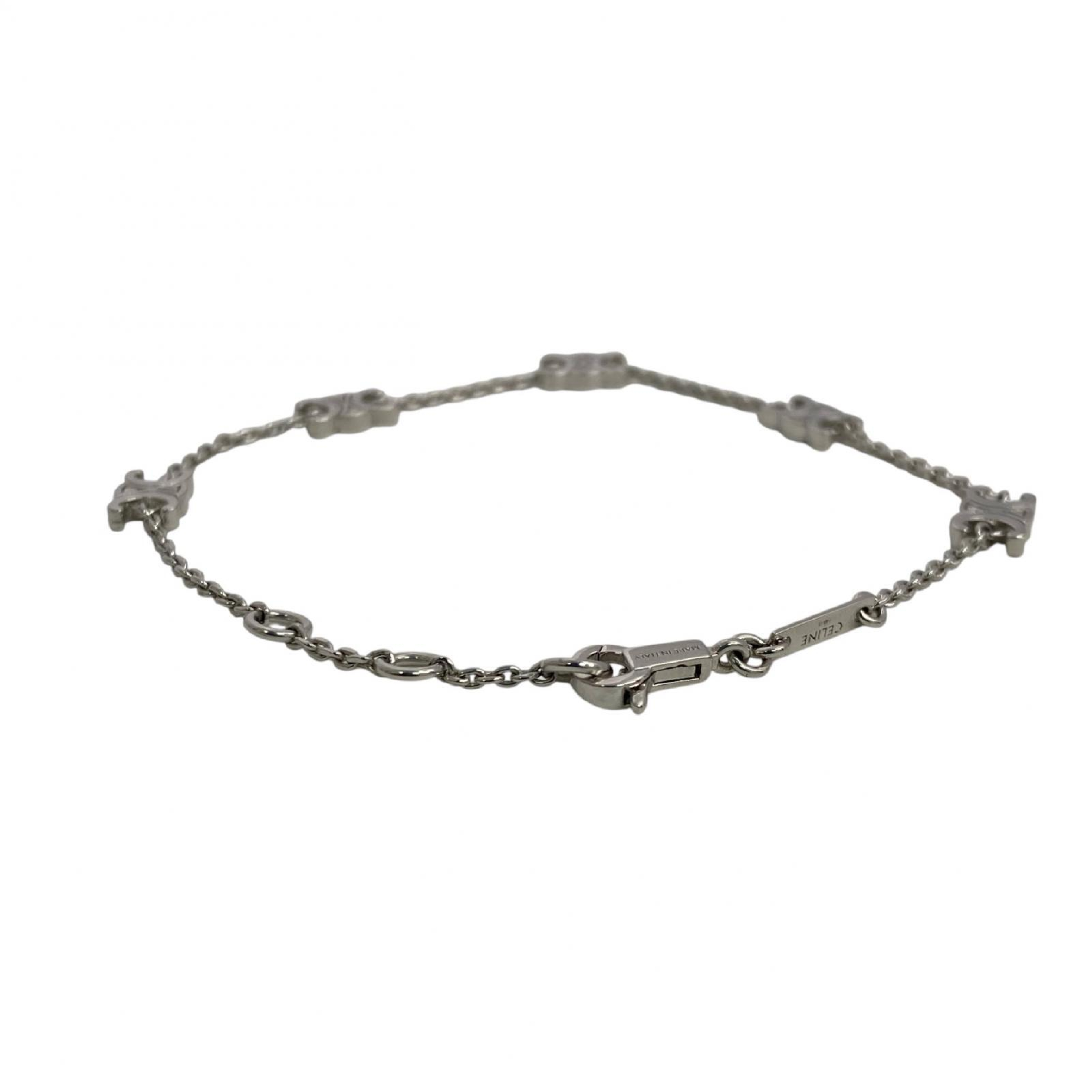 【*Shipped from: Hong Kong*】CELINE ( ) Silver Metal Triomphe Bracelet Bracelet/Bangle — view 6