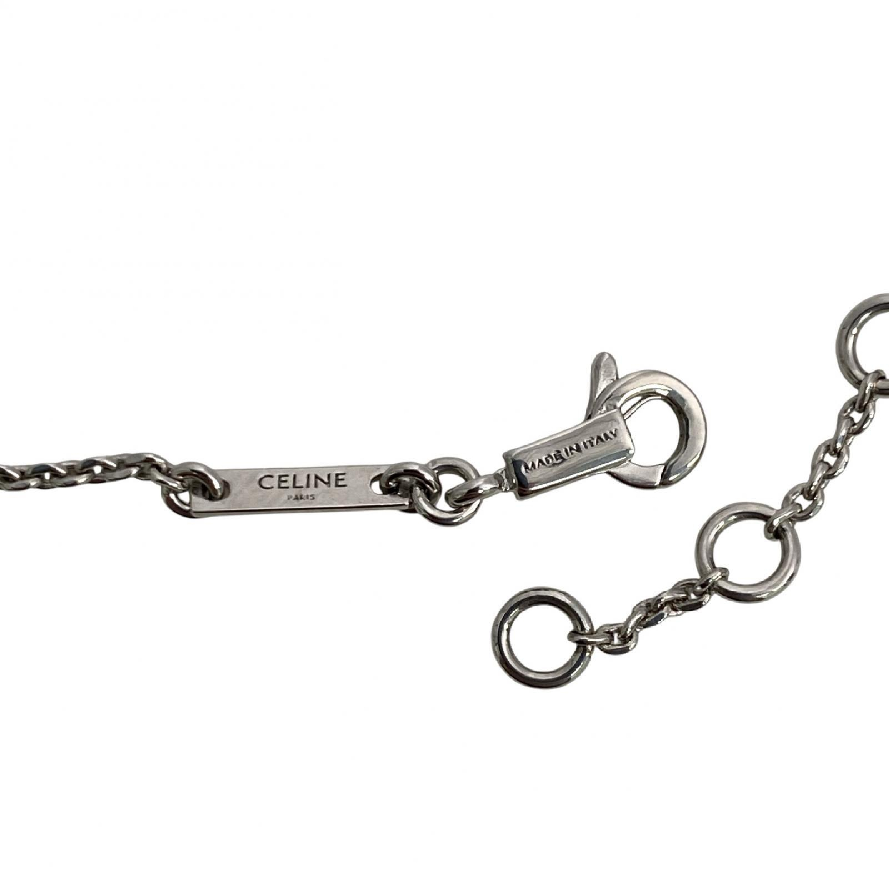 【*Shipped from: Hong Kong*】CELINE ( ) Silver Metal Triomphe Bracelet Bracelet/Bangle — view 9