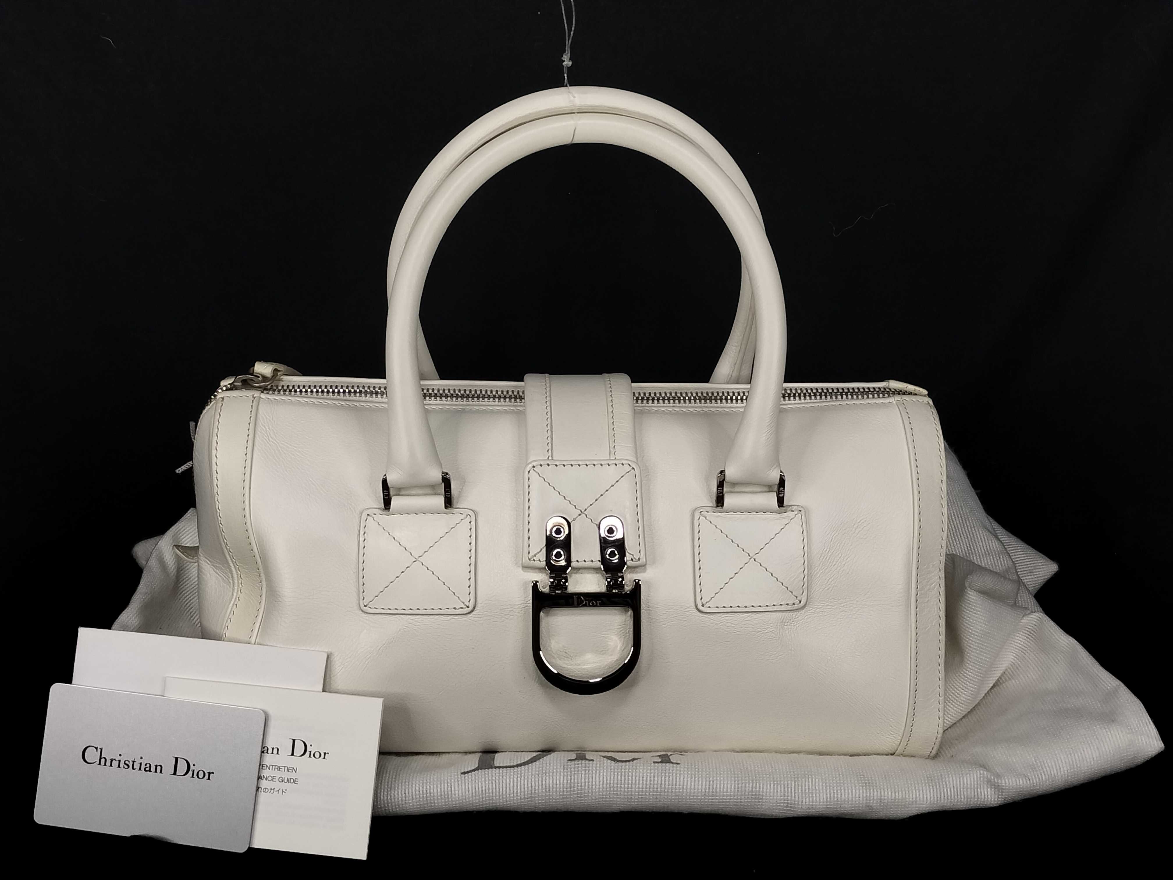 White Calfskin Handbag