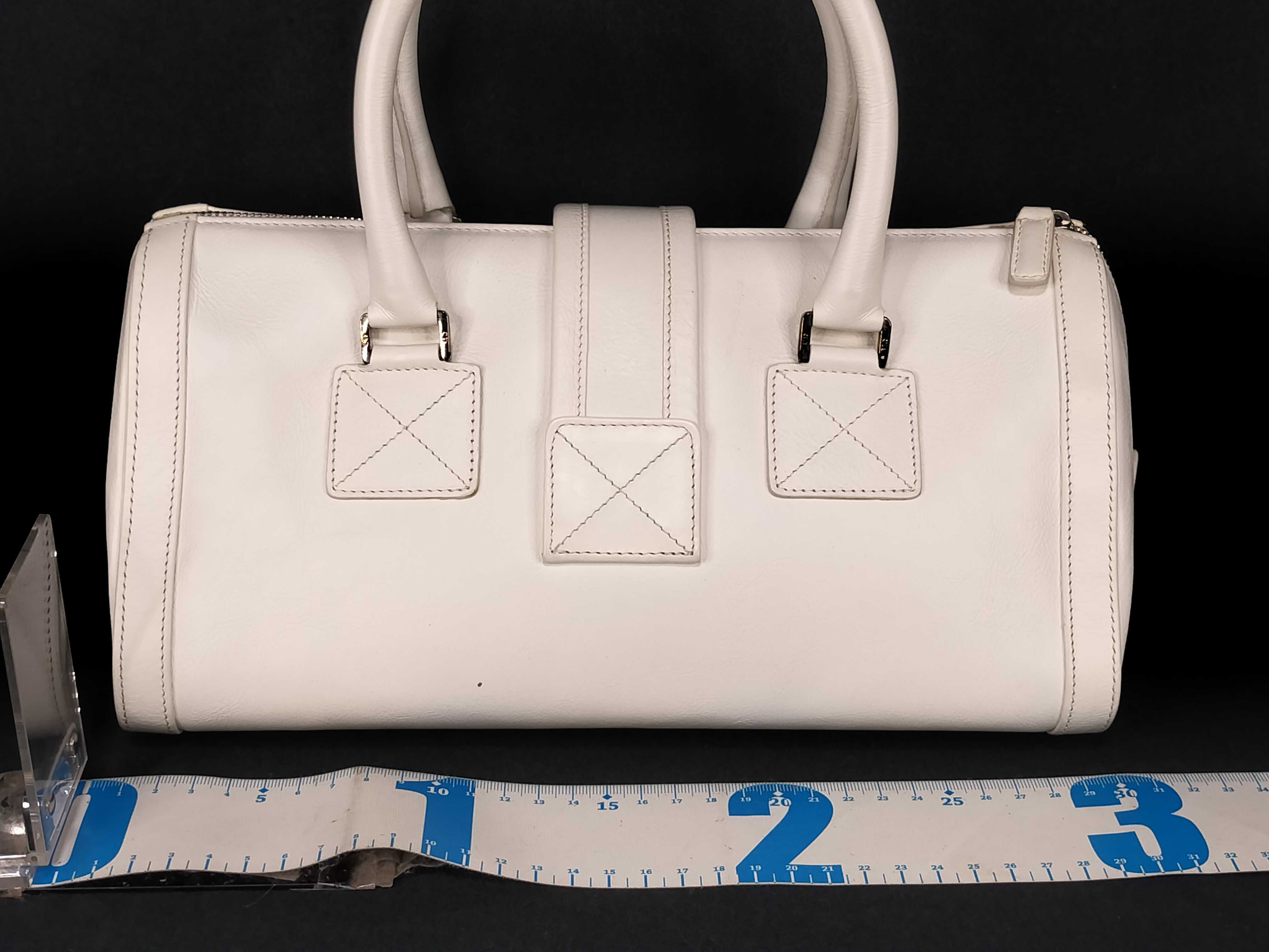 White Calfskin Handbag — view 2