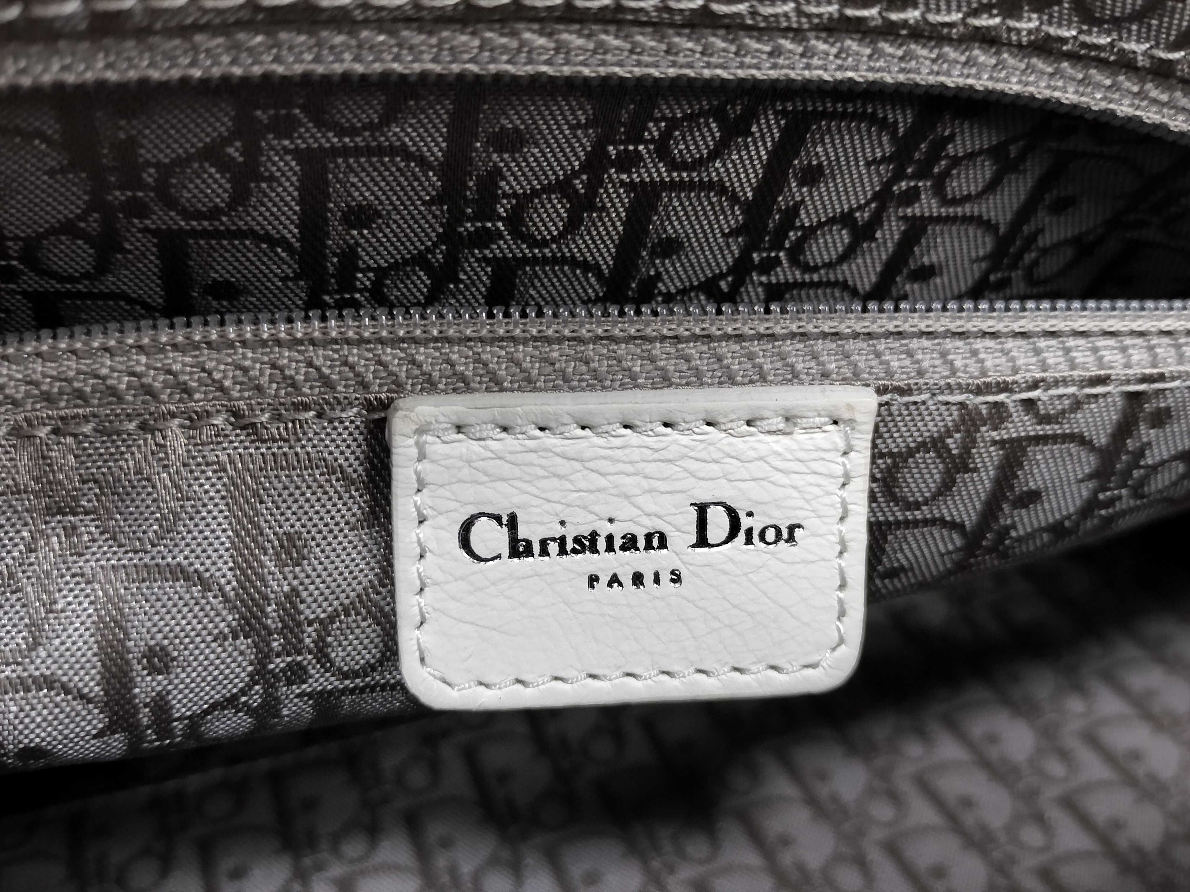 White Calfskin Handbag — view 12