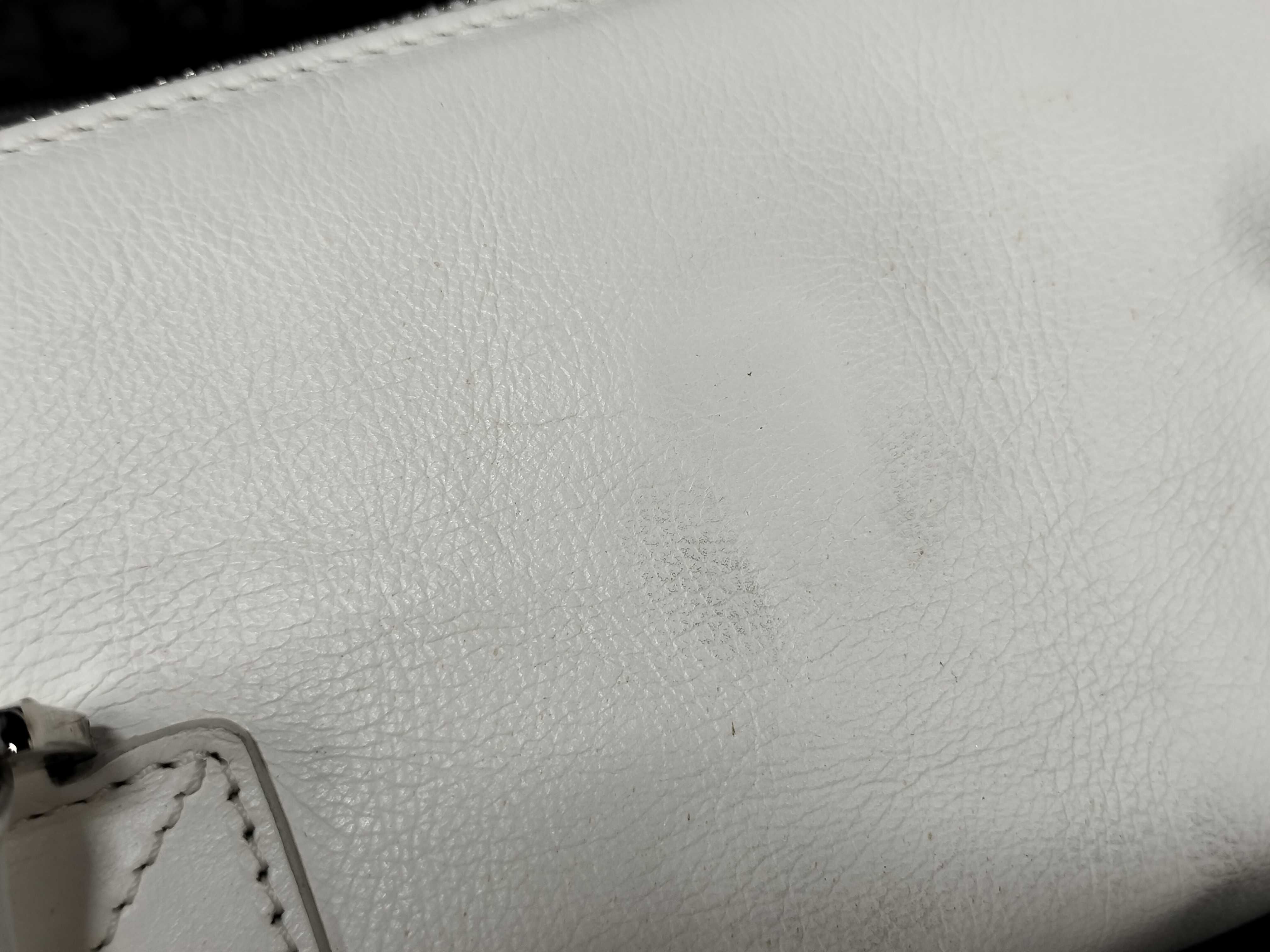White Calfskin Handbag — view 13
