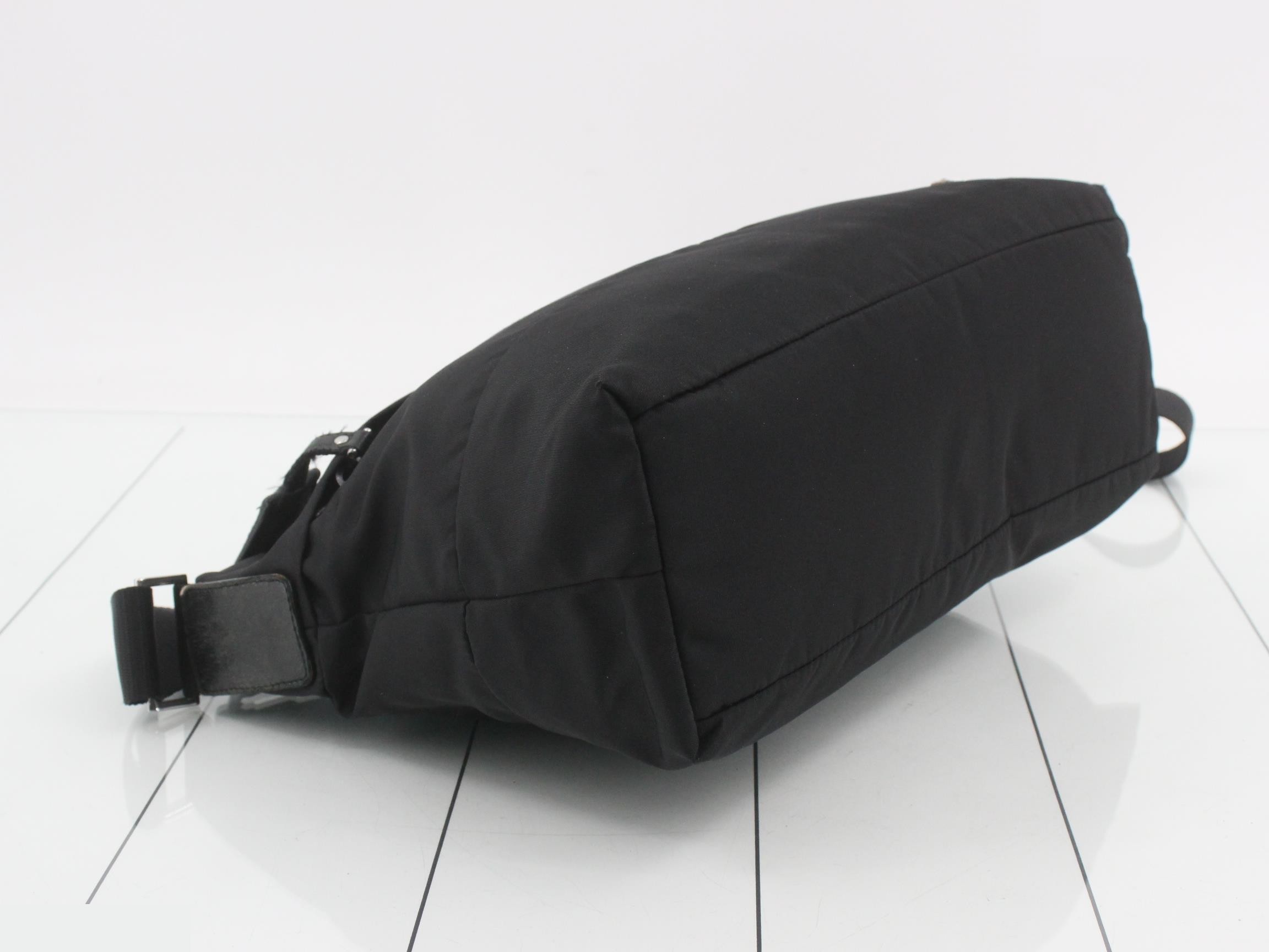 Nylon triangular plate shoulder black — view 5