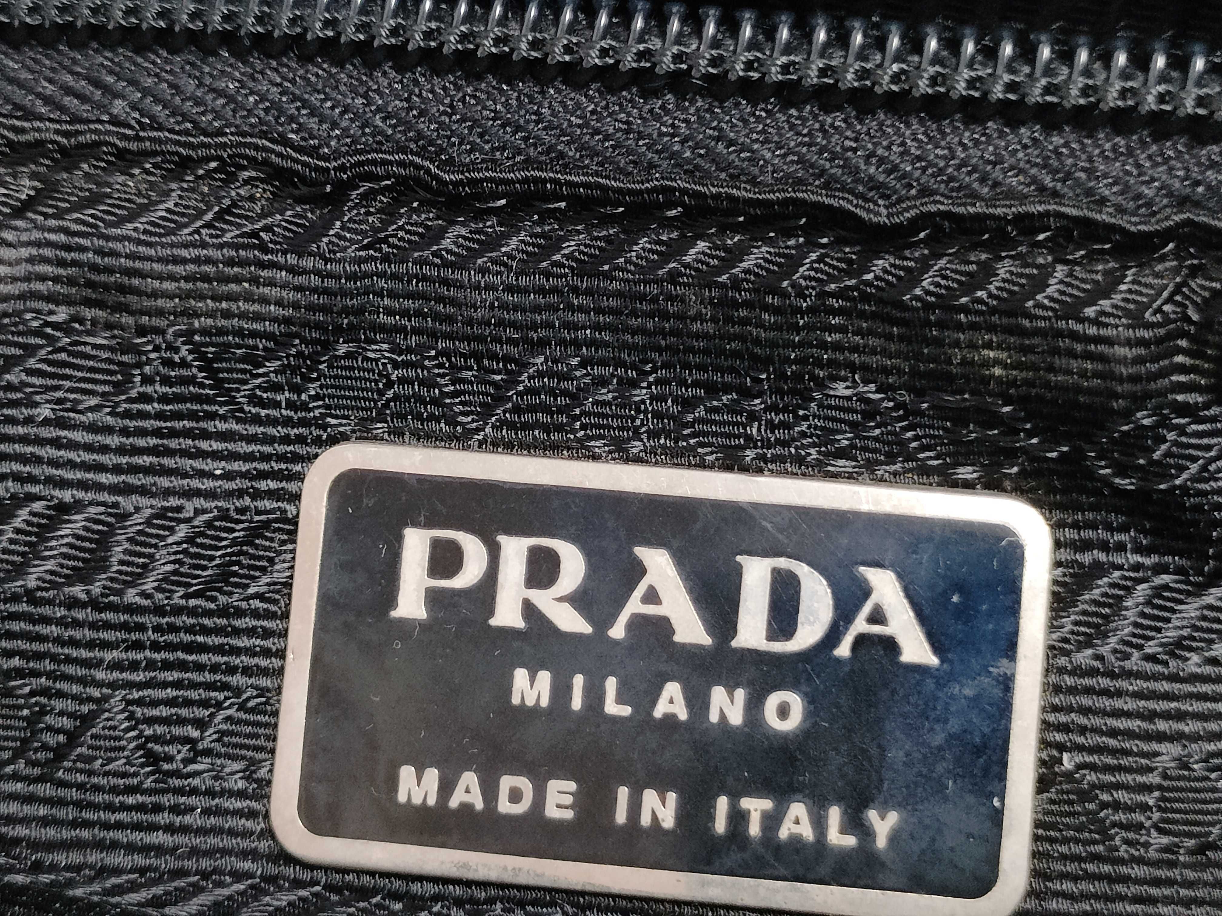 Nylon Prada Rucksack Backpack Triangle Logo Black Rucksack — view 13